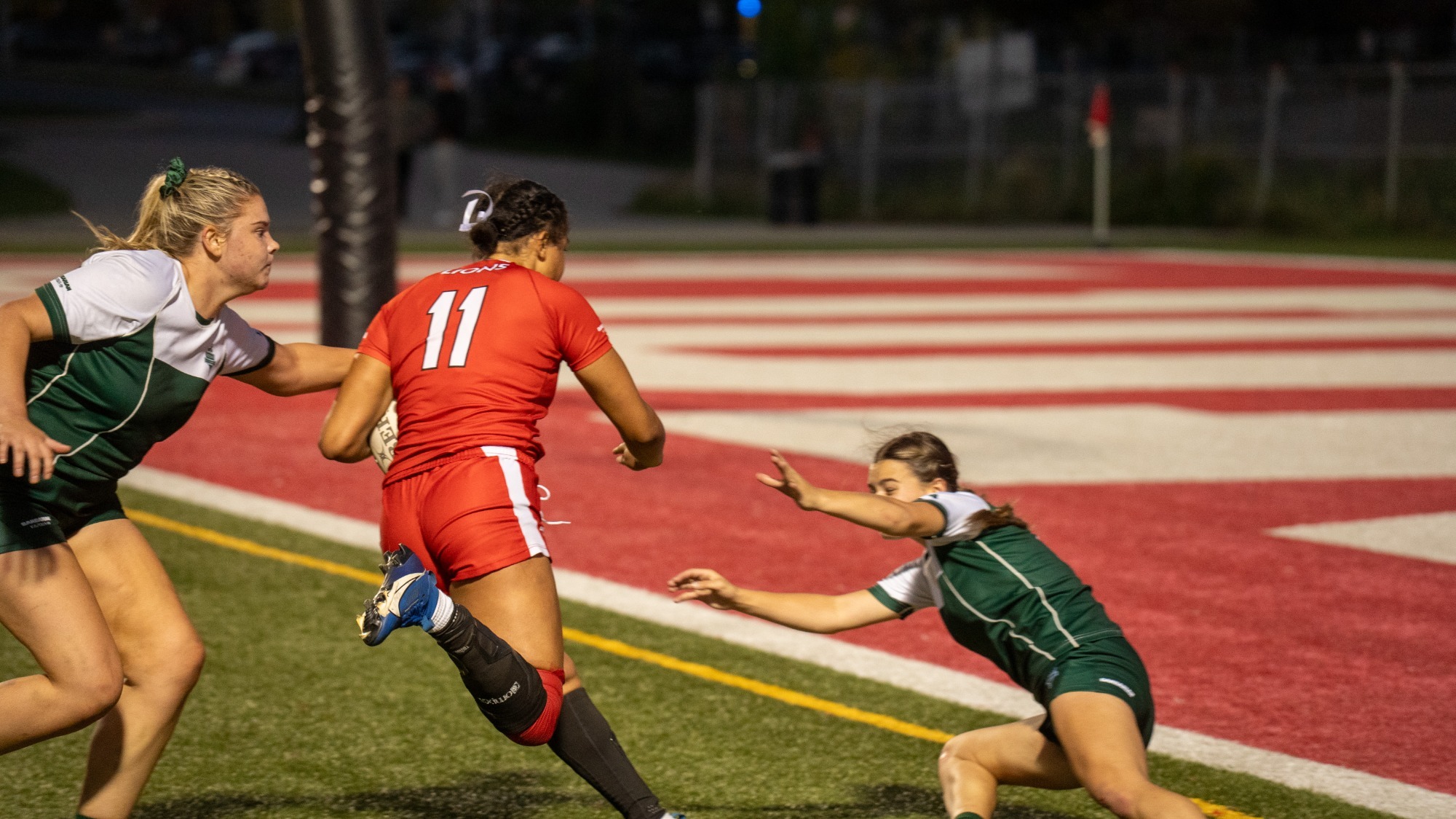 The York University Lions women’s rugby team is heading back to the playoffs for the first time since 2019, and has one more tune-up left before the playoffs begin