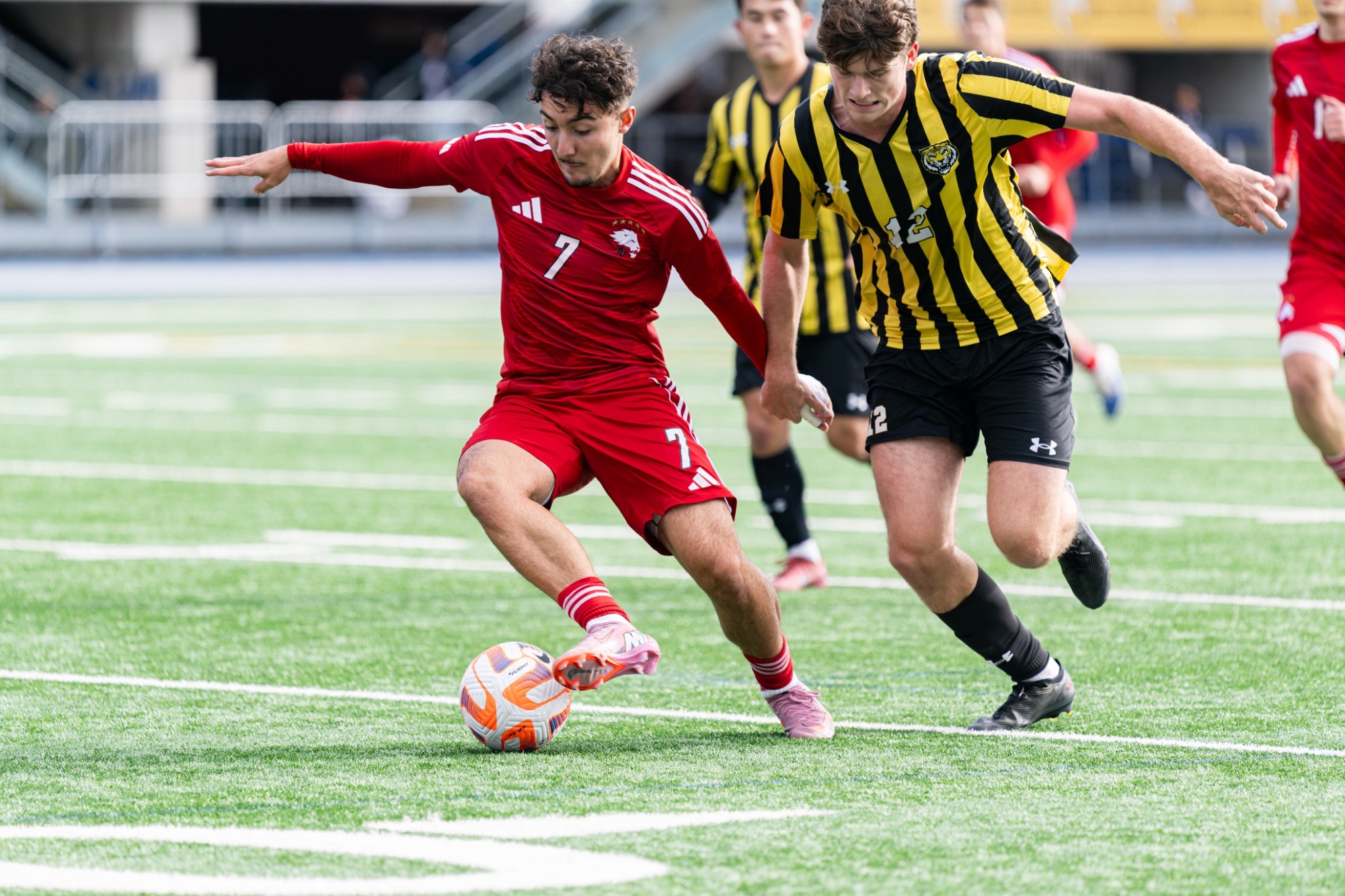 The York University Lions men’s soccer team will play for a medal for the second straight year at the U SPORTS championships.
