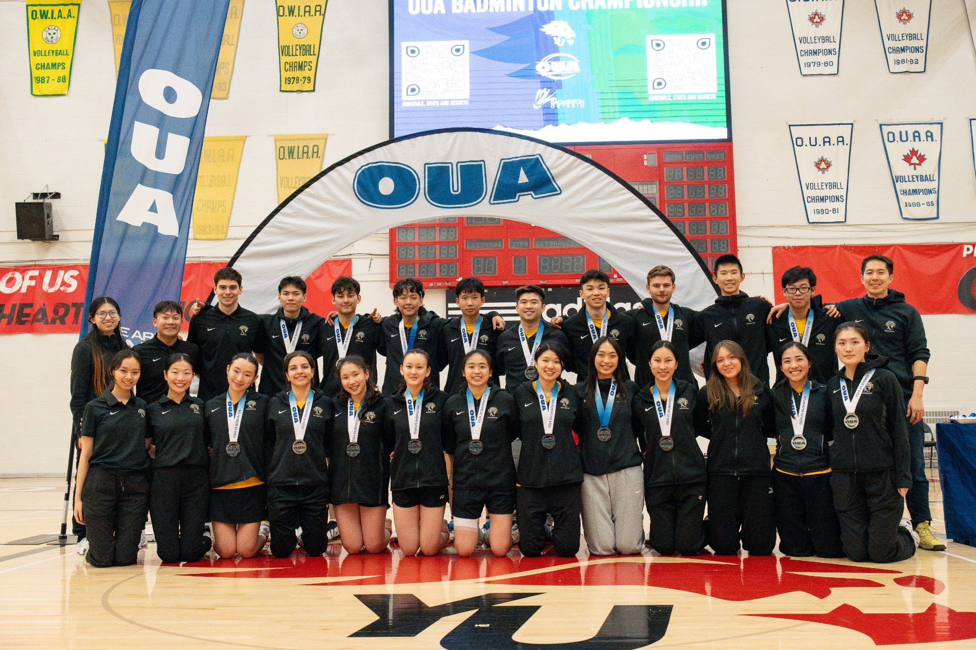 For the second consecutive year and eighth time in nine years, the Blues were crowned OUA badminton champions on Sunday afternoon at Tait McKenzie Centre.