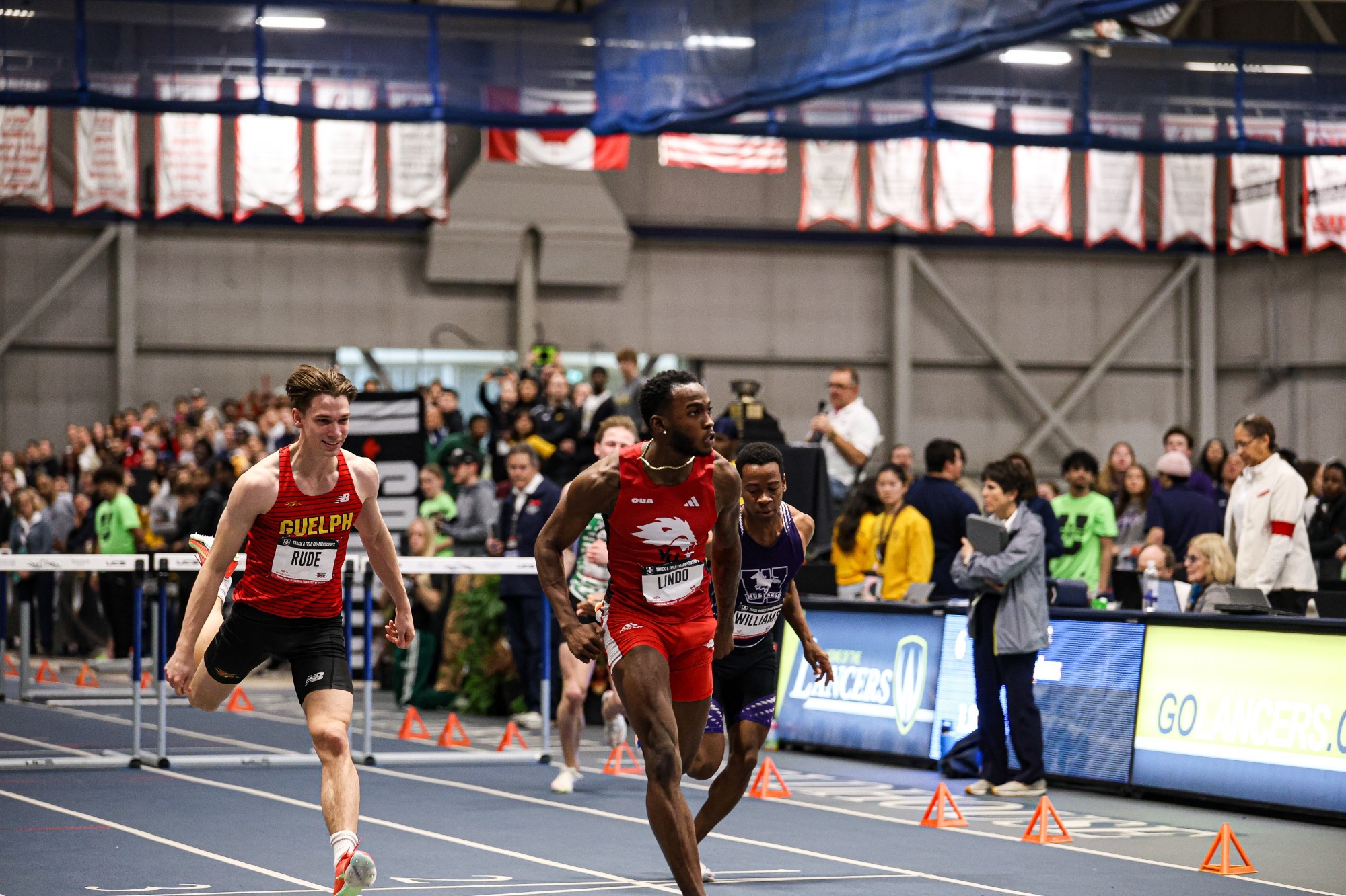 It was a sterling silver day for York University Lions men’s 60m hurdler Tamarri Lindo on Day 2 of the 2025 Biosteel U SPORTS Championships in Windsor.