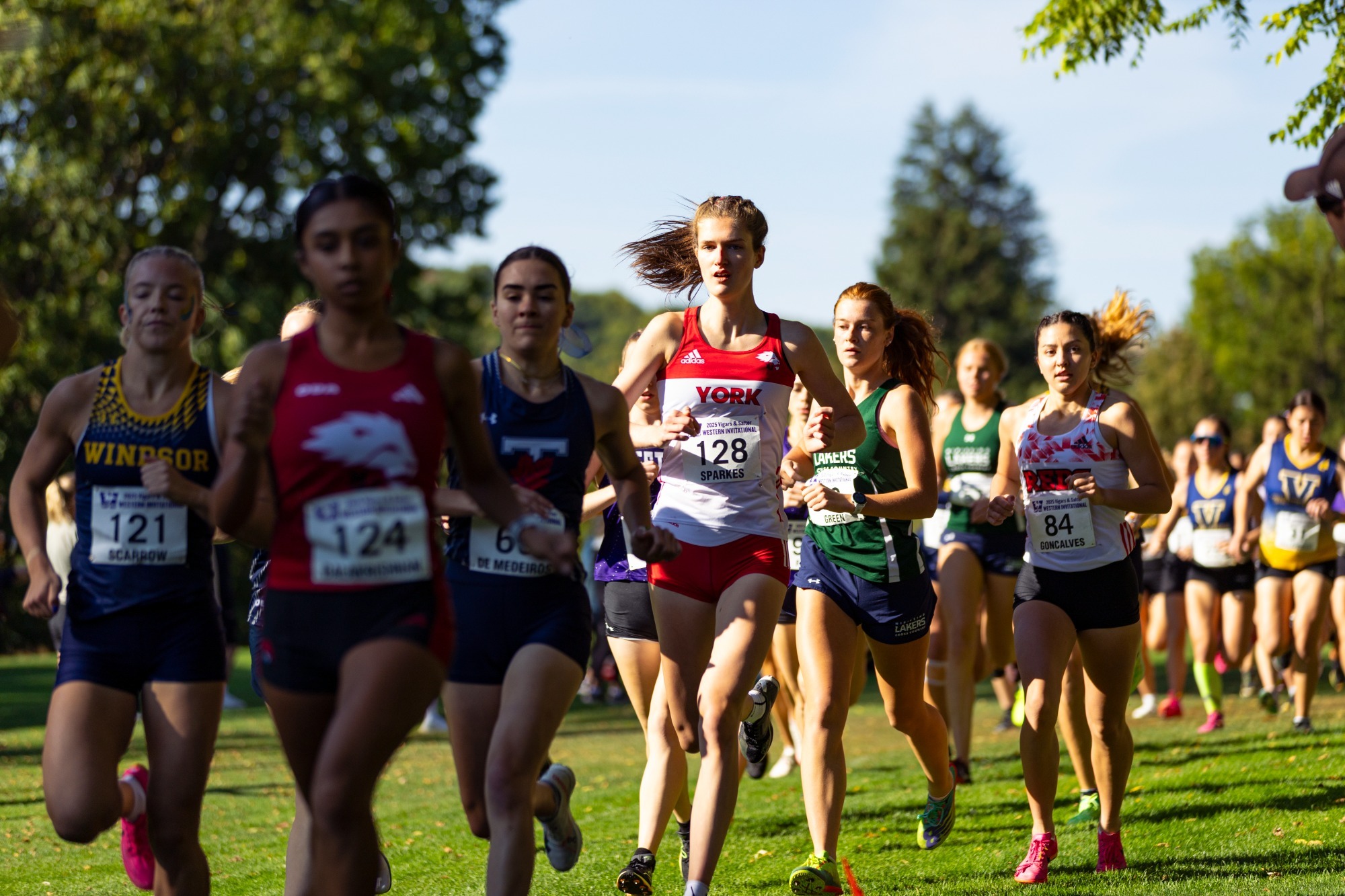 The York University Lions cross country team took to the trails of the Thames Valley Golf Club in London this past weekend for their first meet of the 2025 season. 