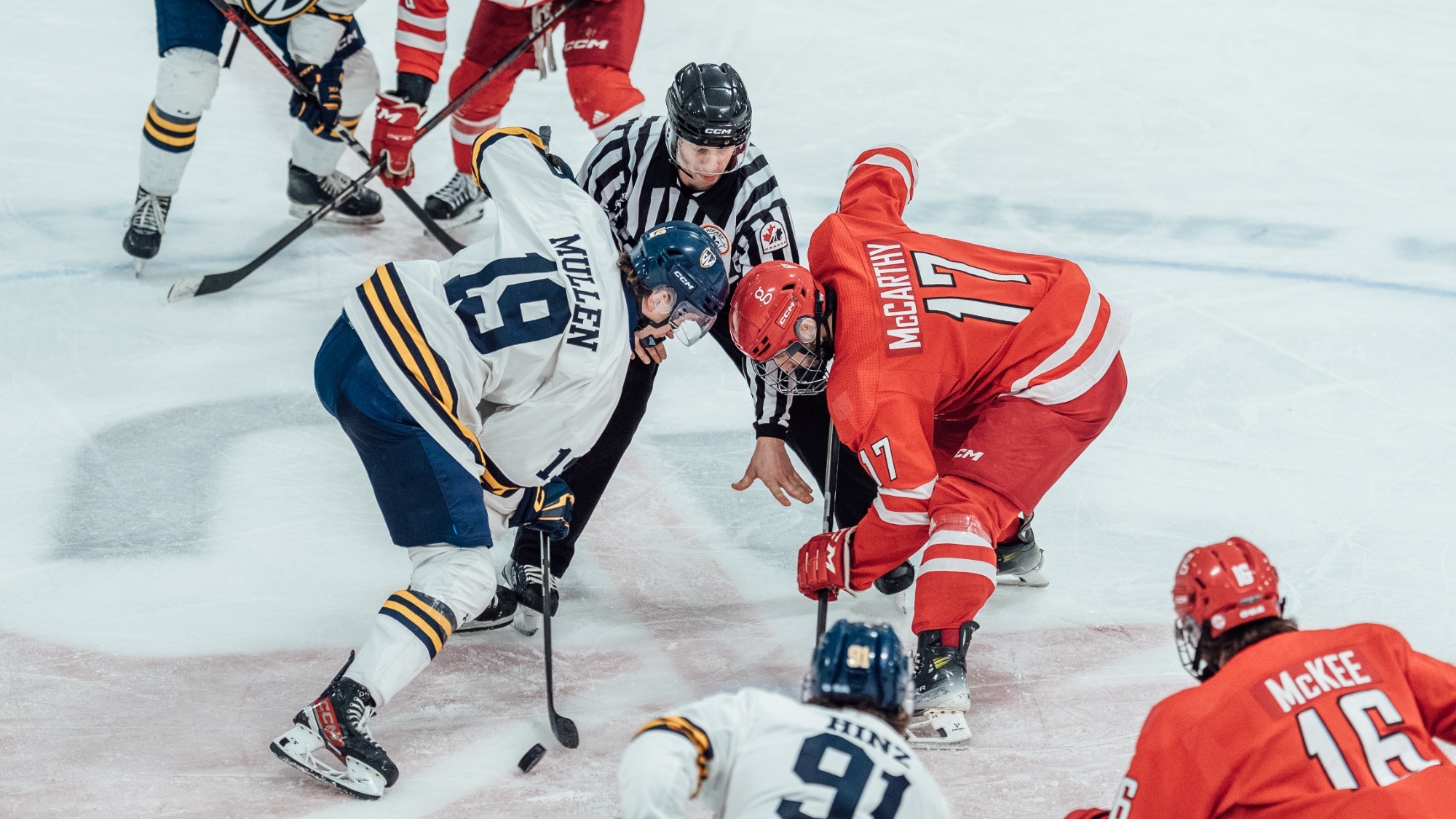 The York University men’s hockey team went head-to-head with the Windsor Lancers on Saturday night at Canlan Ice Sports