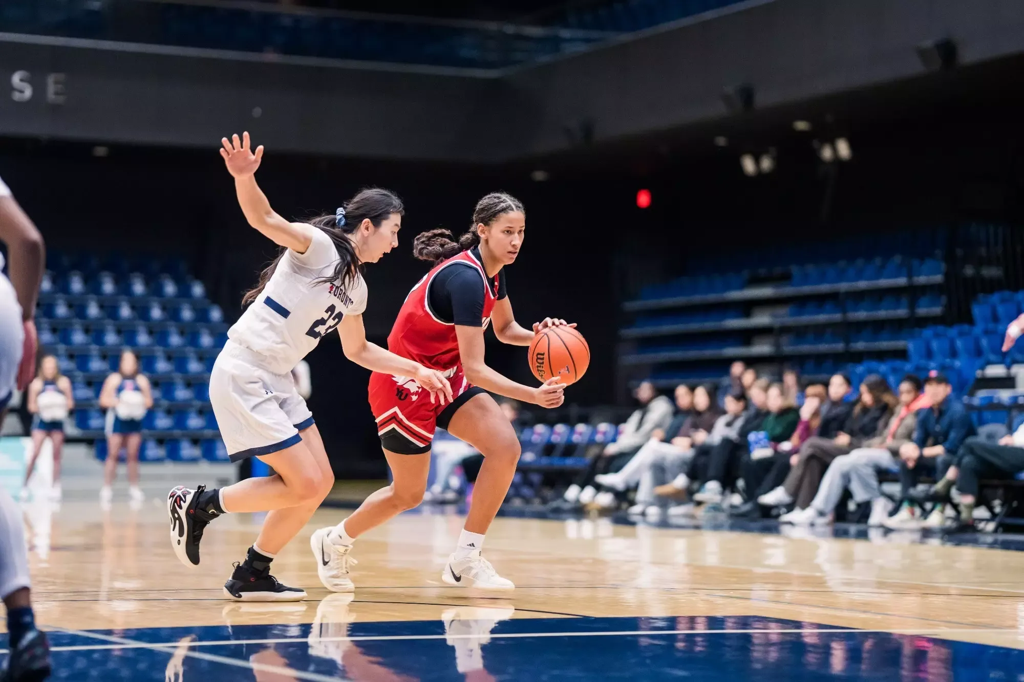 The York University Lions women’s basketball team made the quick trip down to the Goldring Centre on Friday night to battle the Toronto Varsity Blues