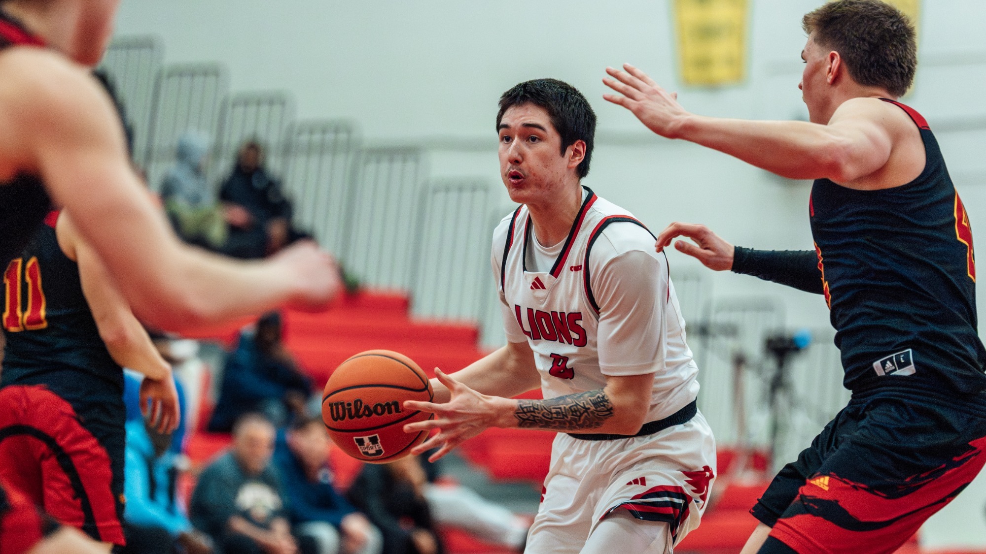 The York University Lions men’s basketball team faced off the Guelph Gryphons Friday night in their final home game of the 2025-26 season.