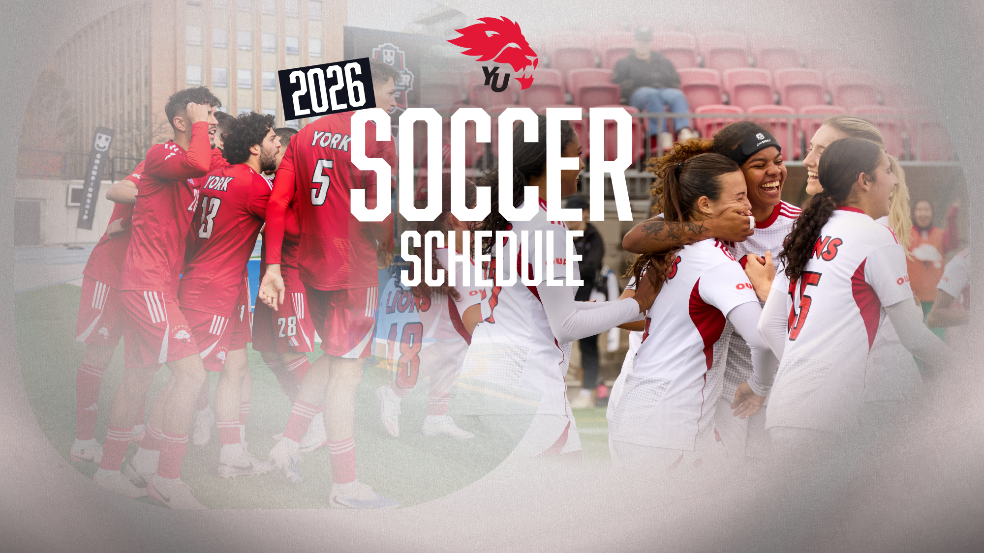 The York University Lions soccer teams will hit the pitch for 2026 beginning Aug. 28 in Windsor, as announced by the OUA on Wednesday afternoon.