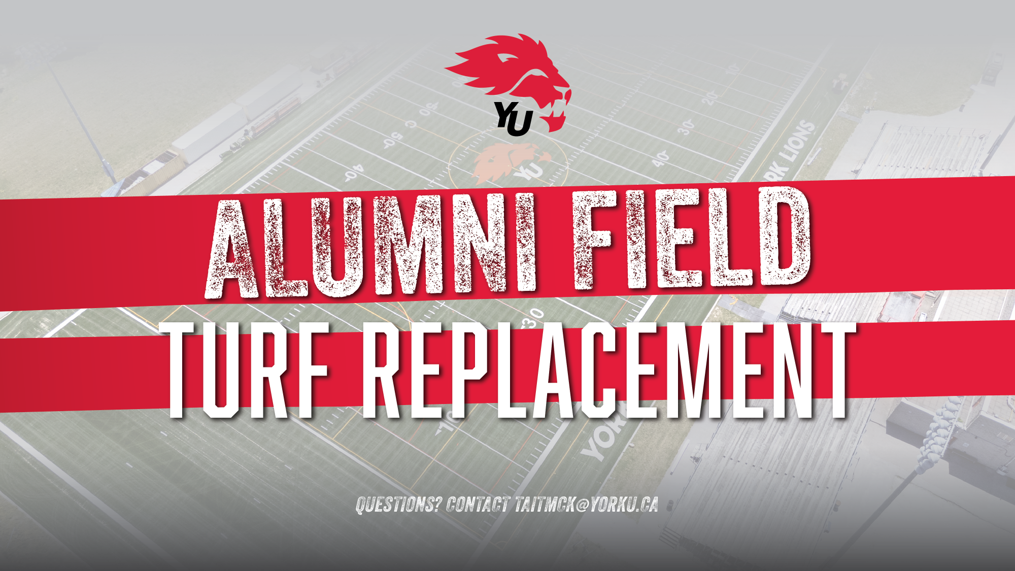 York's Alumni Field has received a major upgrade