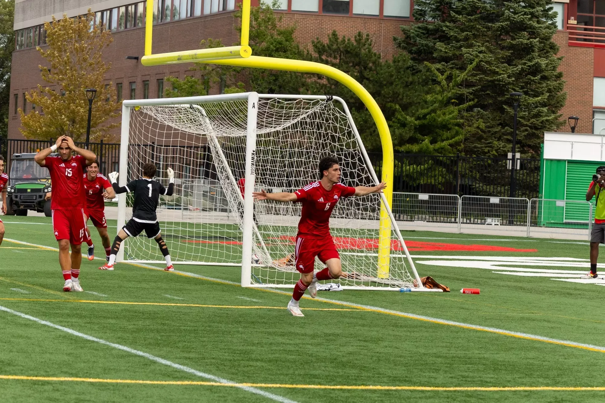 The York University Lions men’s soccer team opened the home portion of their schedule on Sunday afternoon against the Western Mustangs.