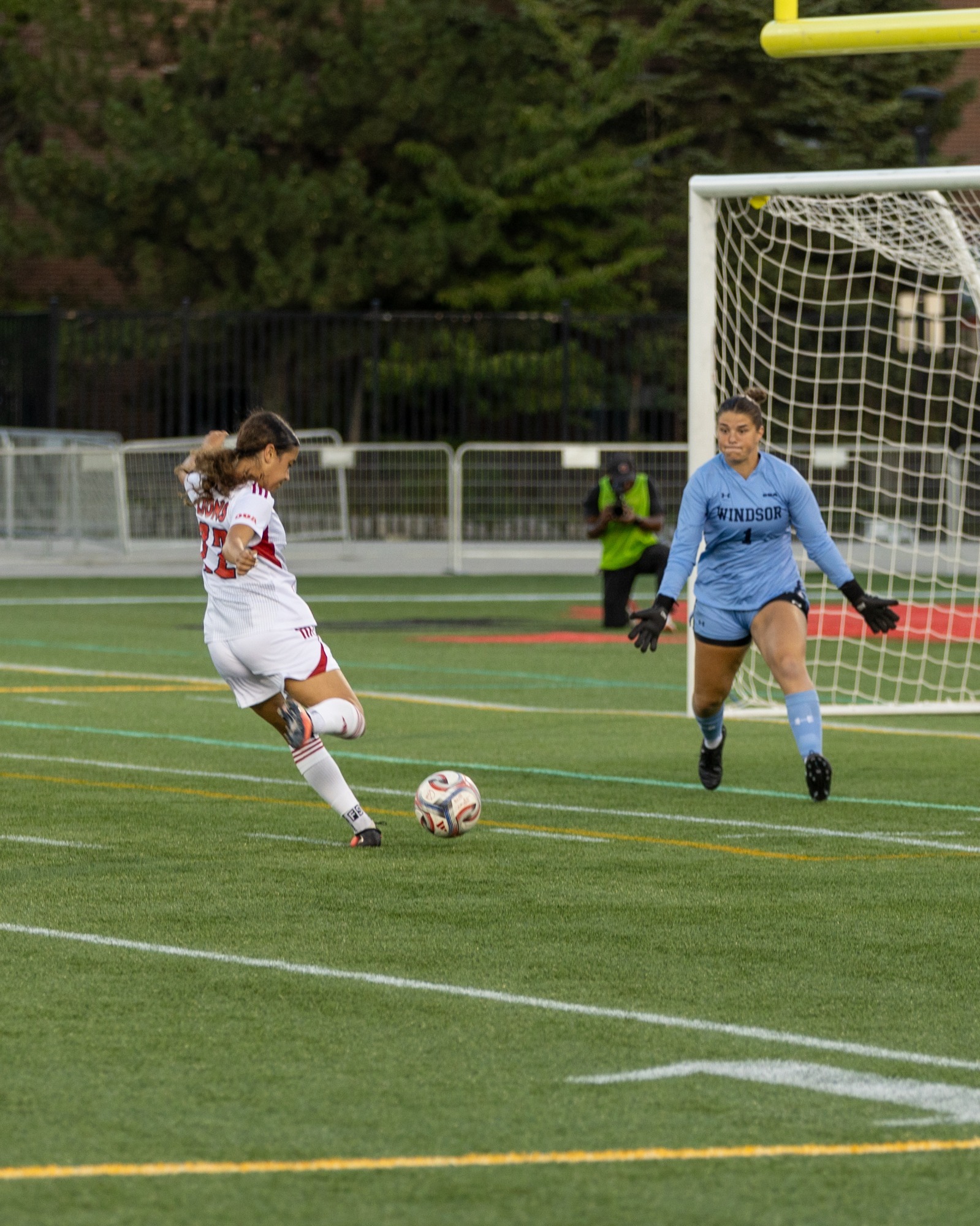 York battles against Windsor, scoring twice in the second-half on their way to a 2-1 victory.