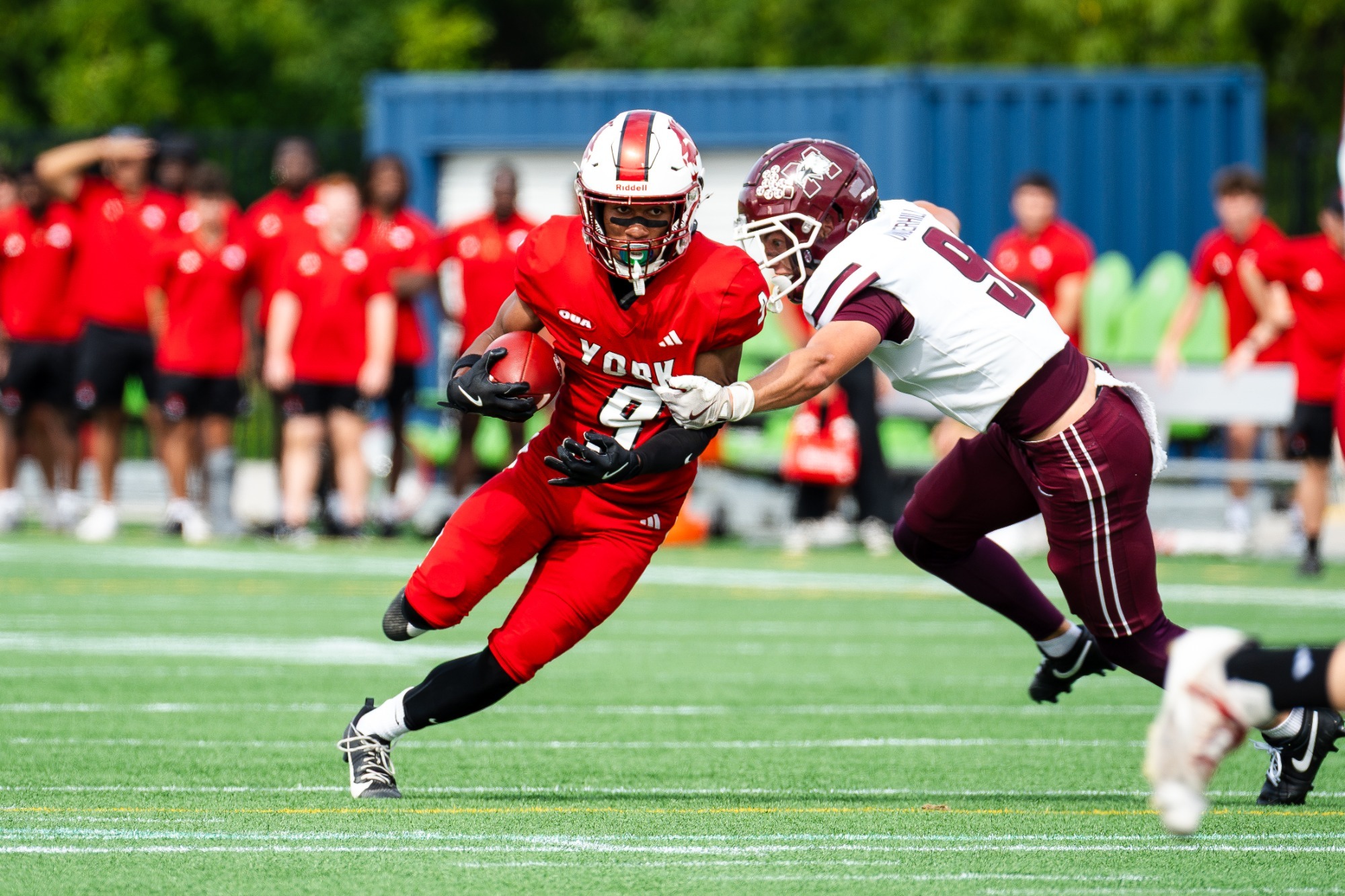 The York University Lions returned home looking to pick up their second win of the season on Saturday afternoon as they took on the McMaster Marauders 