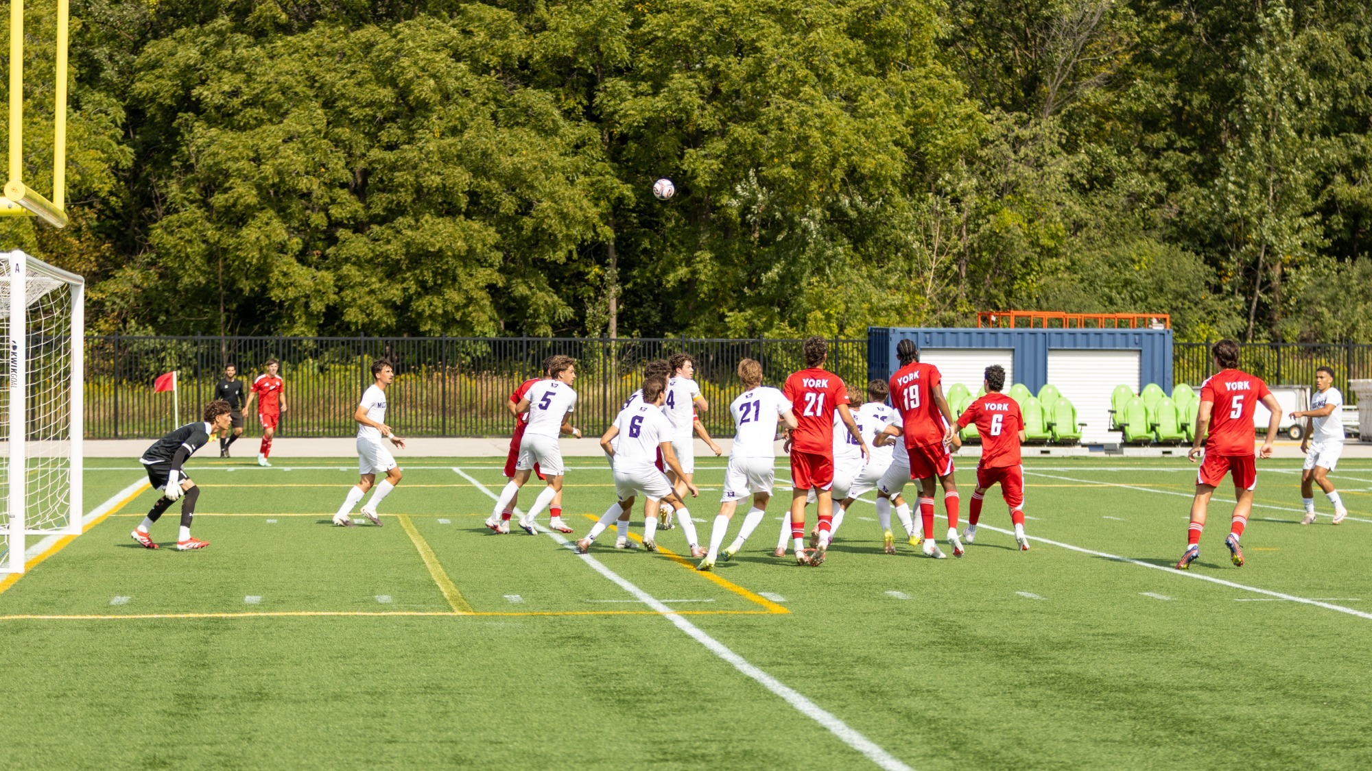 The York University Lions men’s soccer team will try and keep their strong start to their U SPORTS championship defence going this weekend