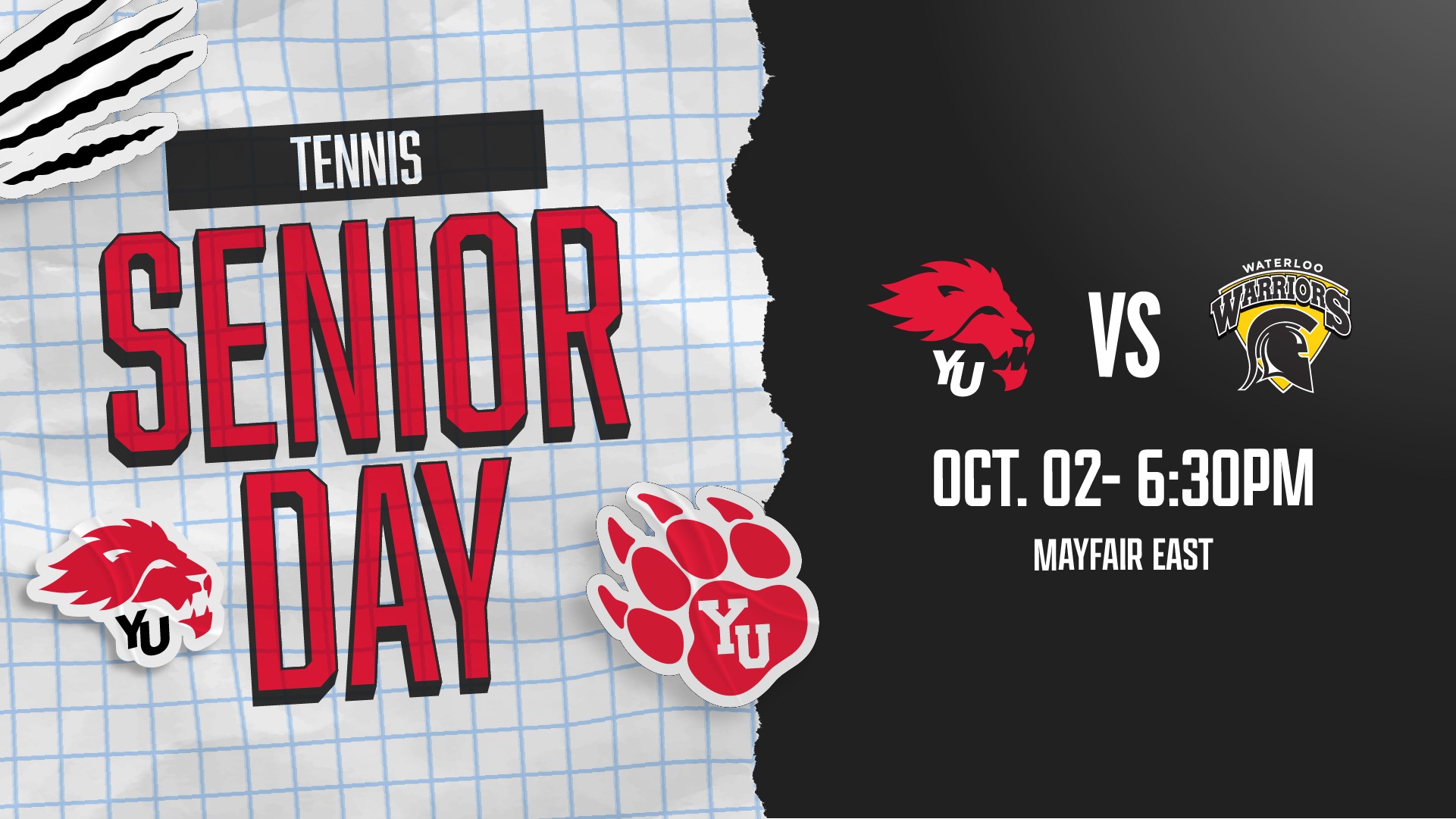 York Tennis Sr. Day 2026