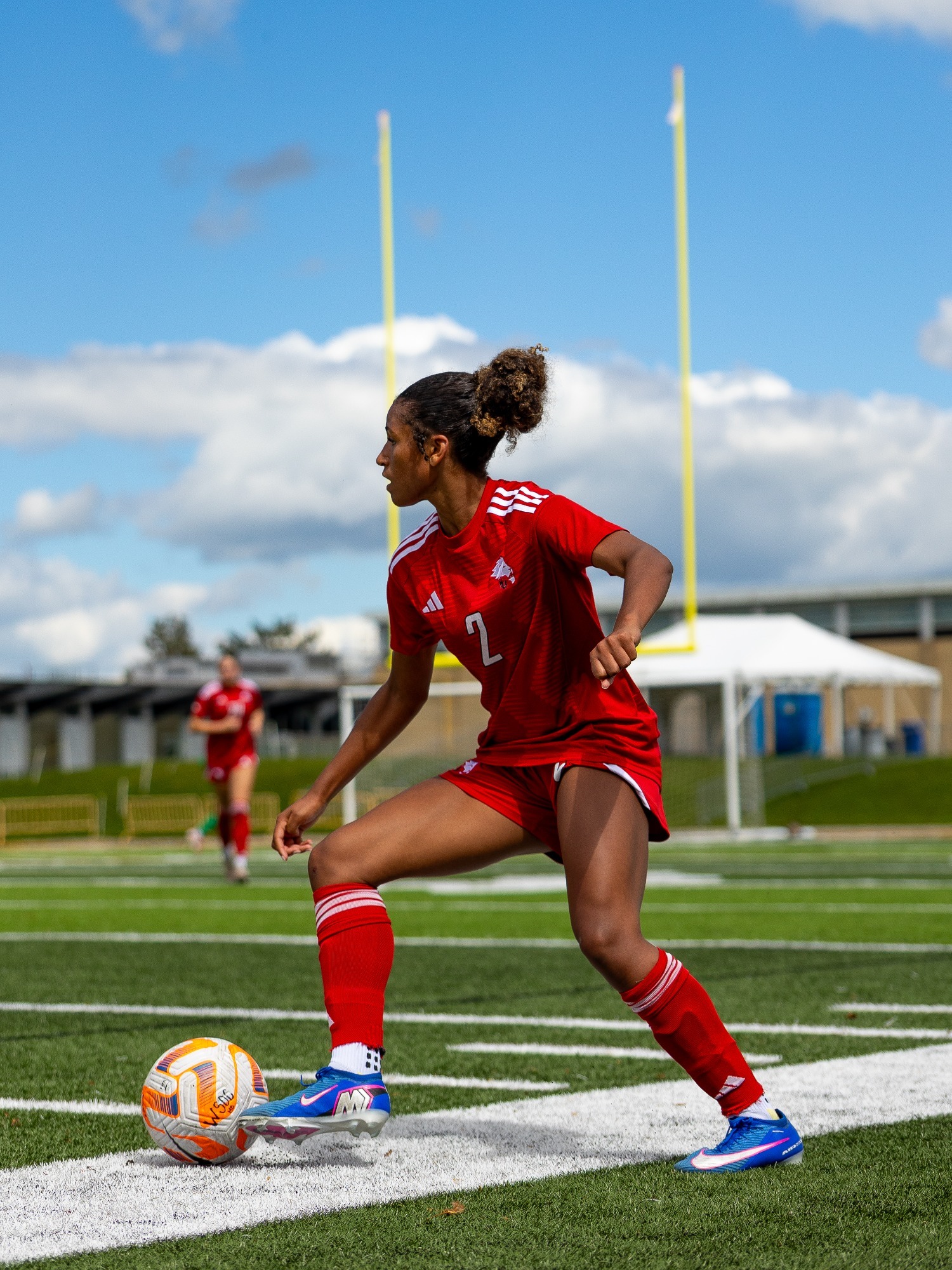 The York Lions women’s soccer team delivered a dramatic 5-1 victory against Waterloo Warriors on Sunday, September 6, 2026, at Warrior Field in Waterloo.