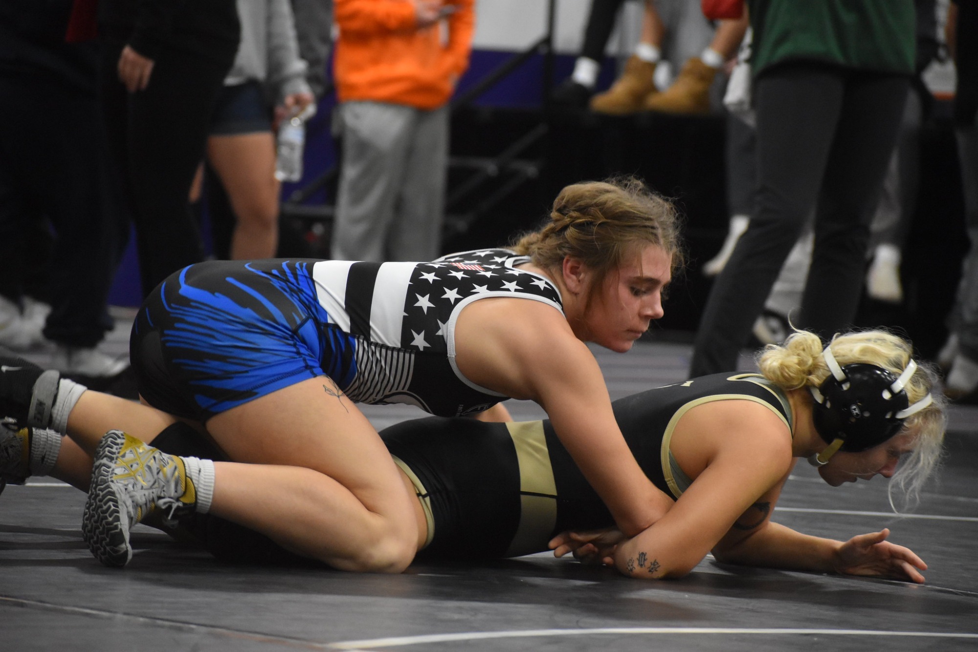Jill High wrestling at MVC Open