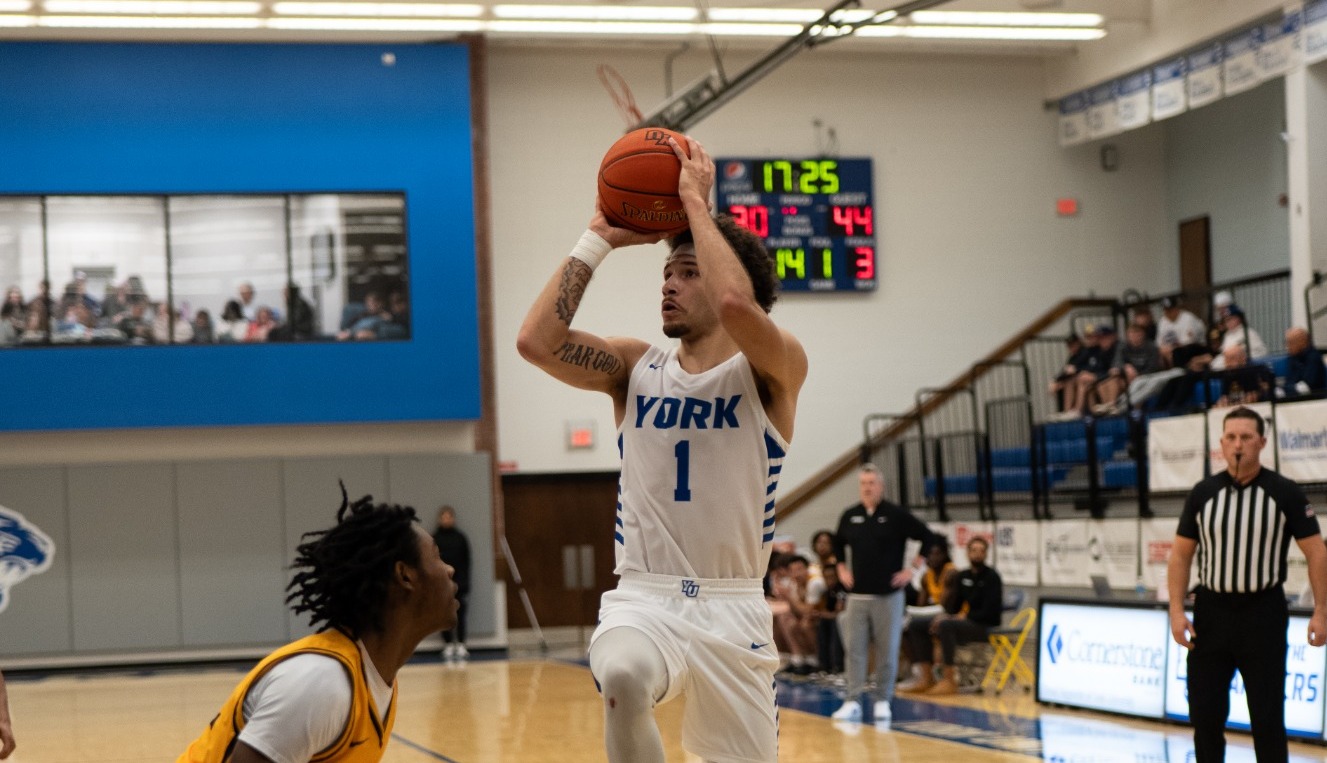 Johnson drives to the hoop