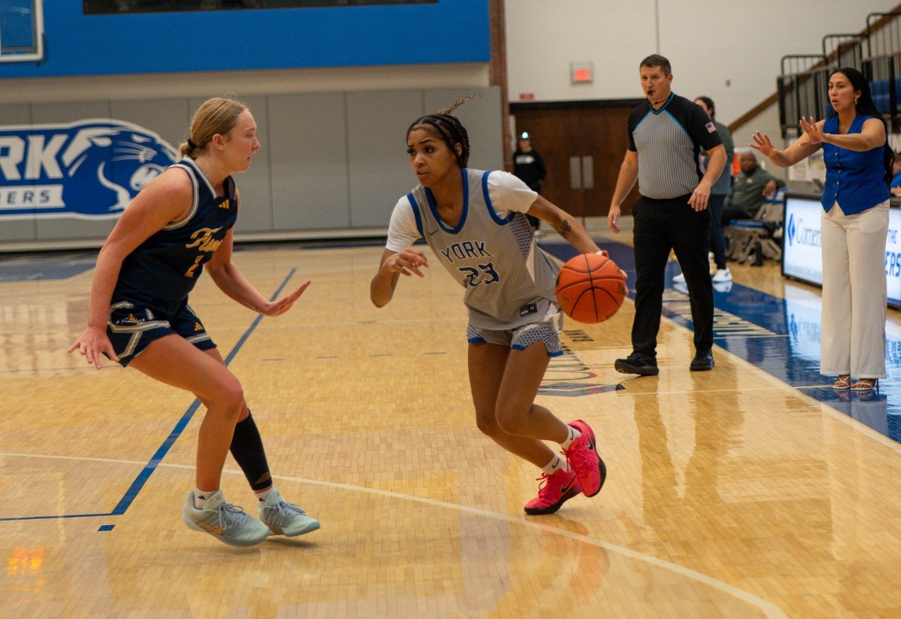 Page drives to the hoop