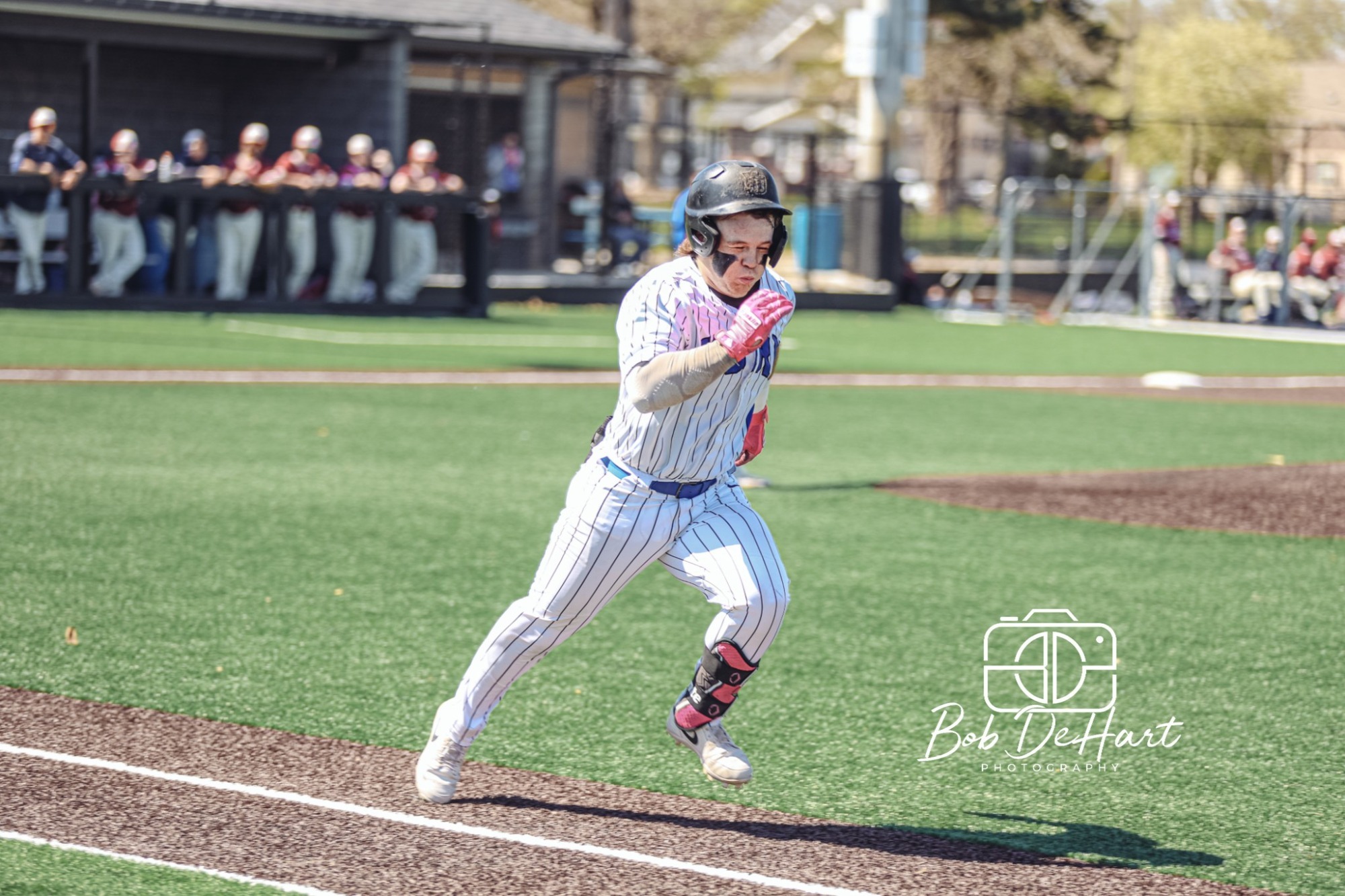 DeMonte runs out batted ball