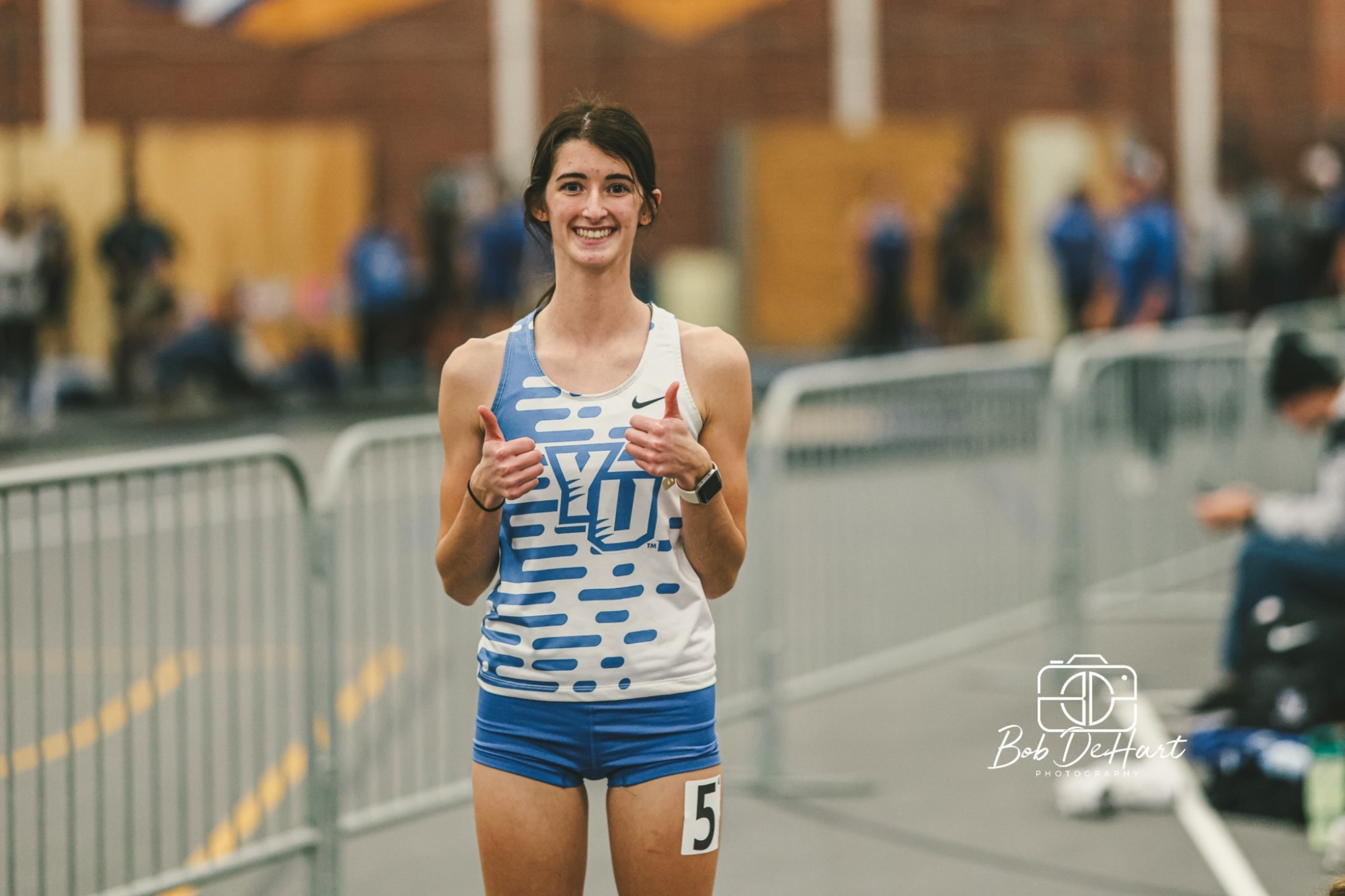 Dringman smiles for the camera