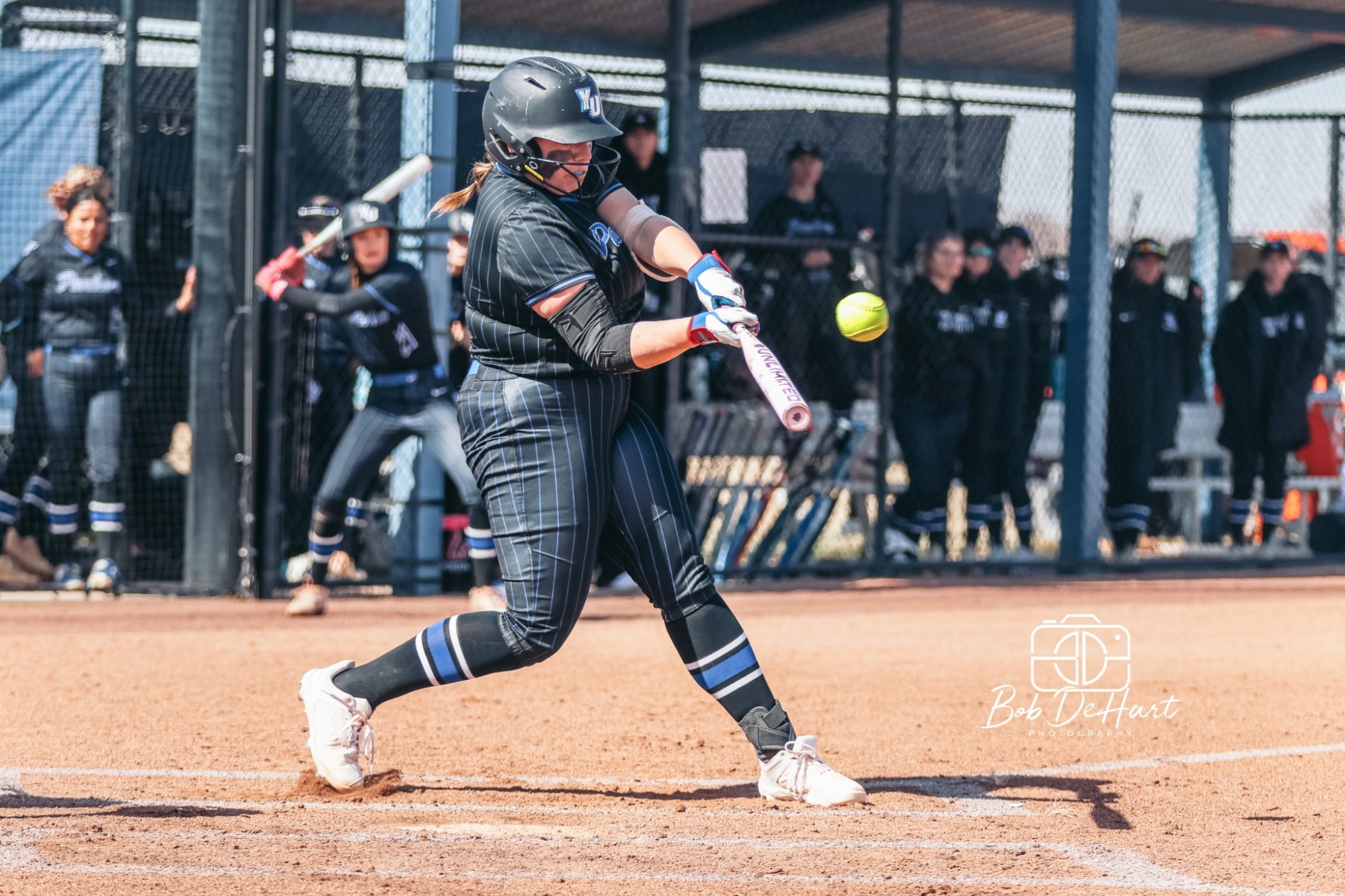 Knapp hits ball at home