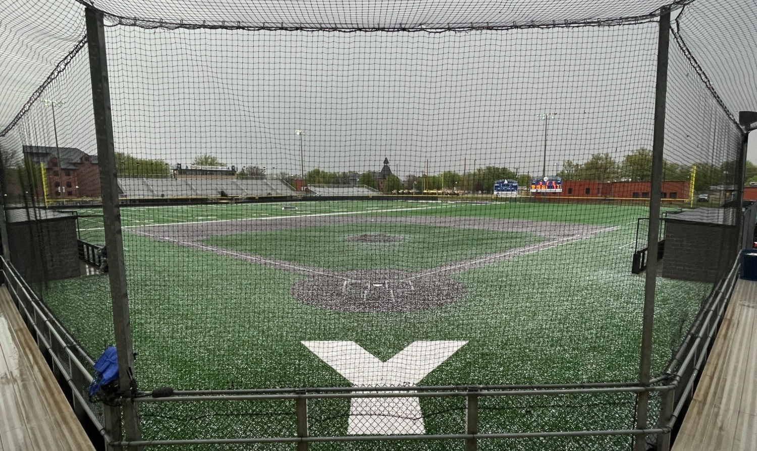 hail on the field