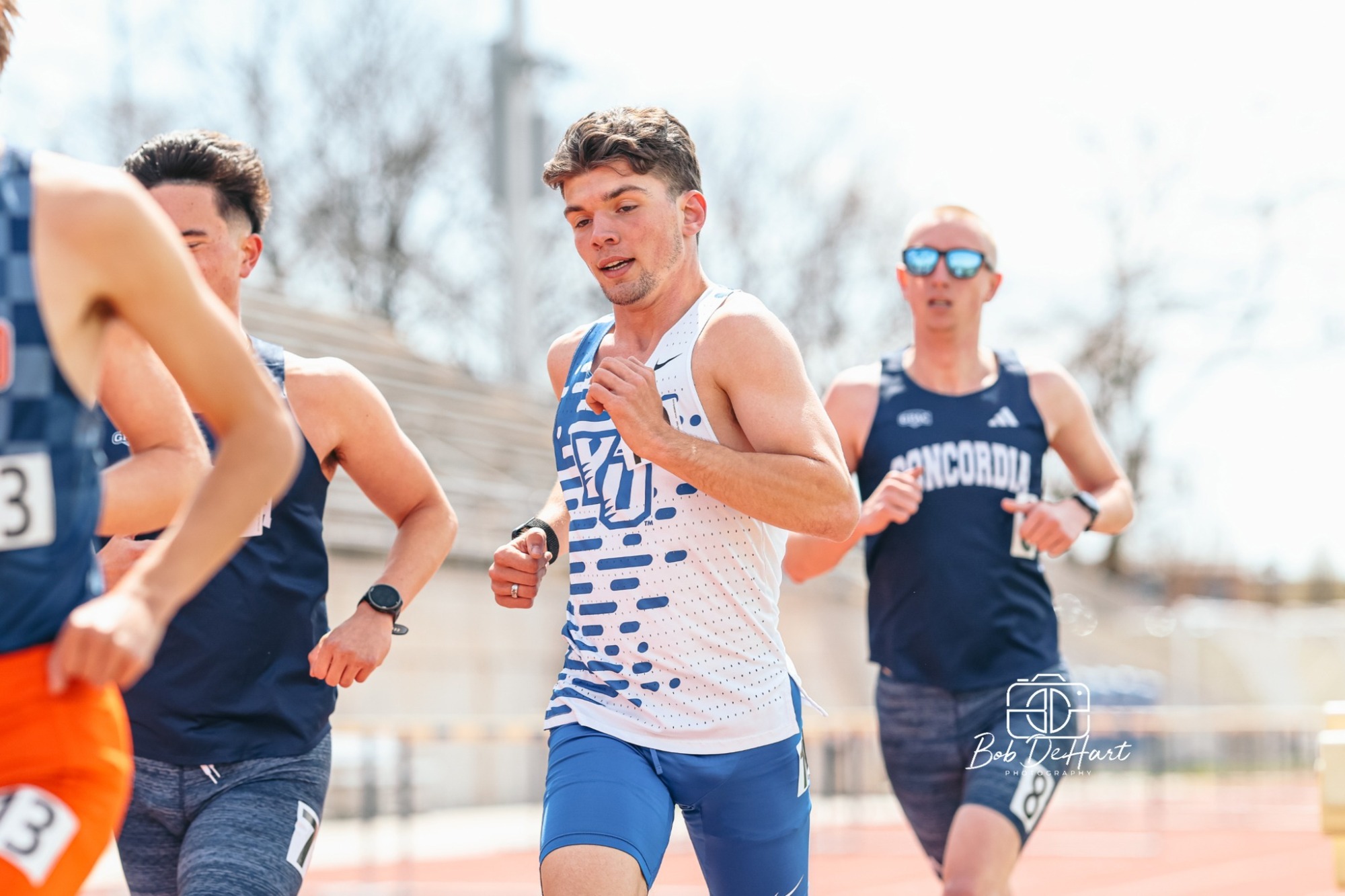 Lugafet runs in the 10000 meters