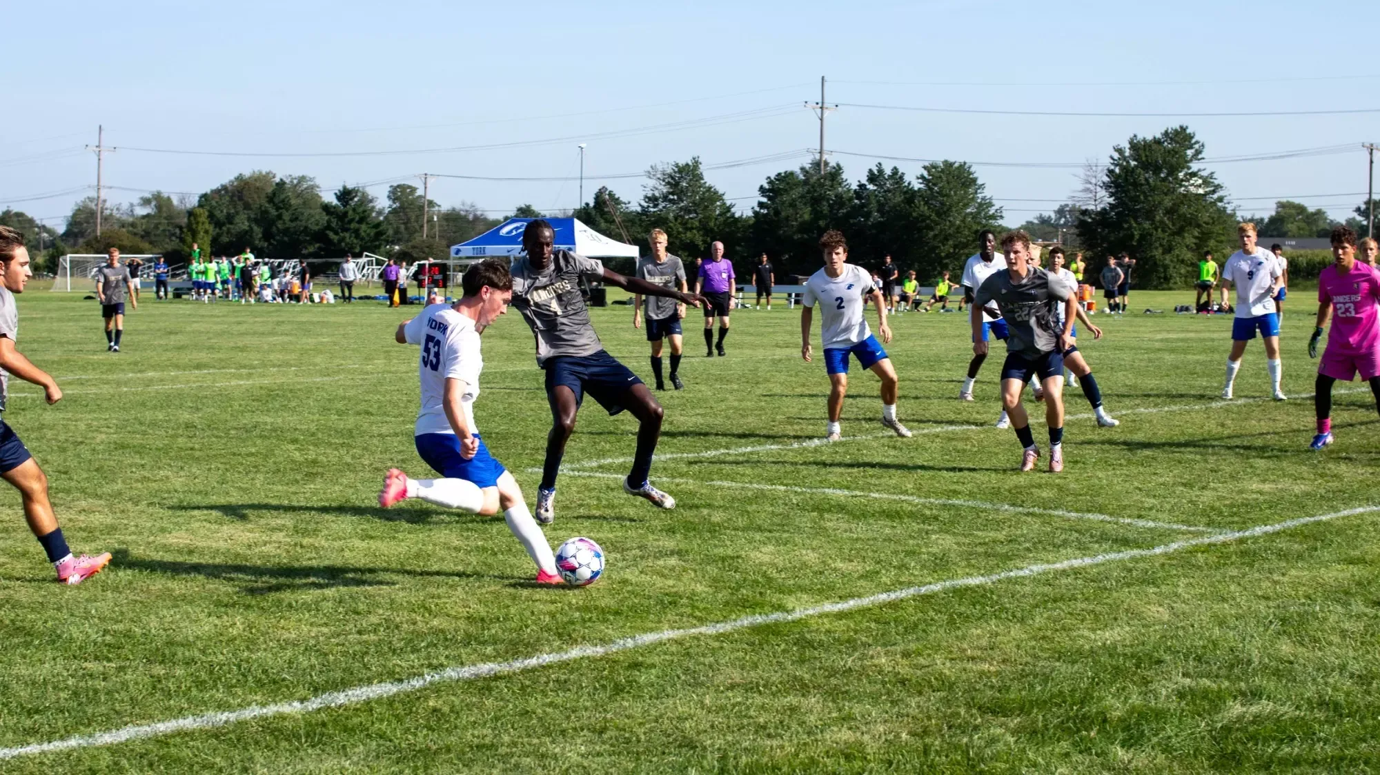 Brereton crosses the ball