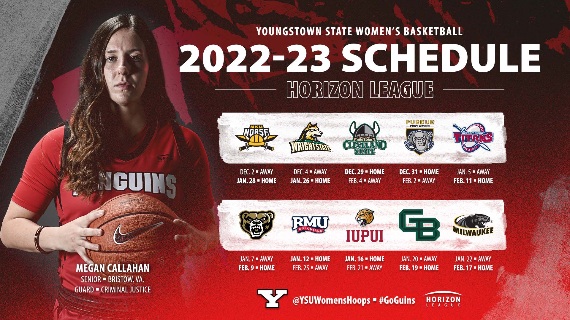Horizon League Announces 202223 Women's Basketball Slate Youngstown