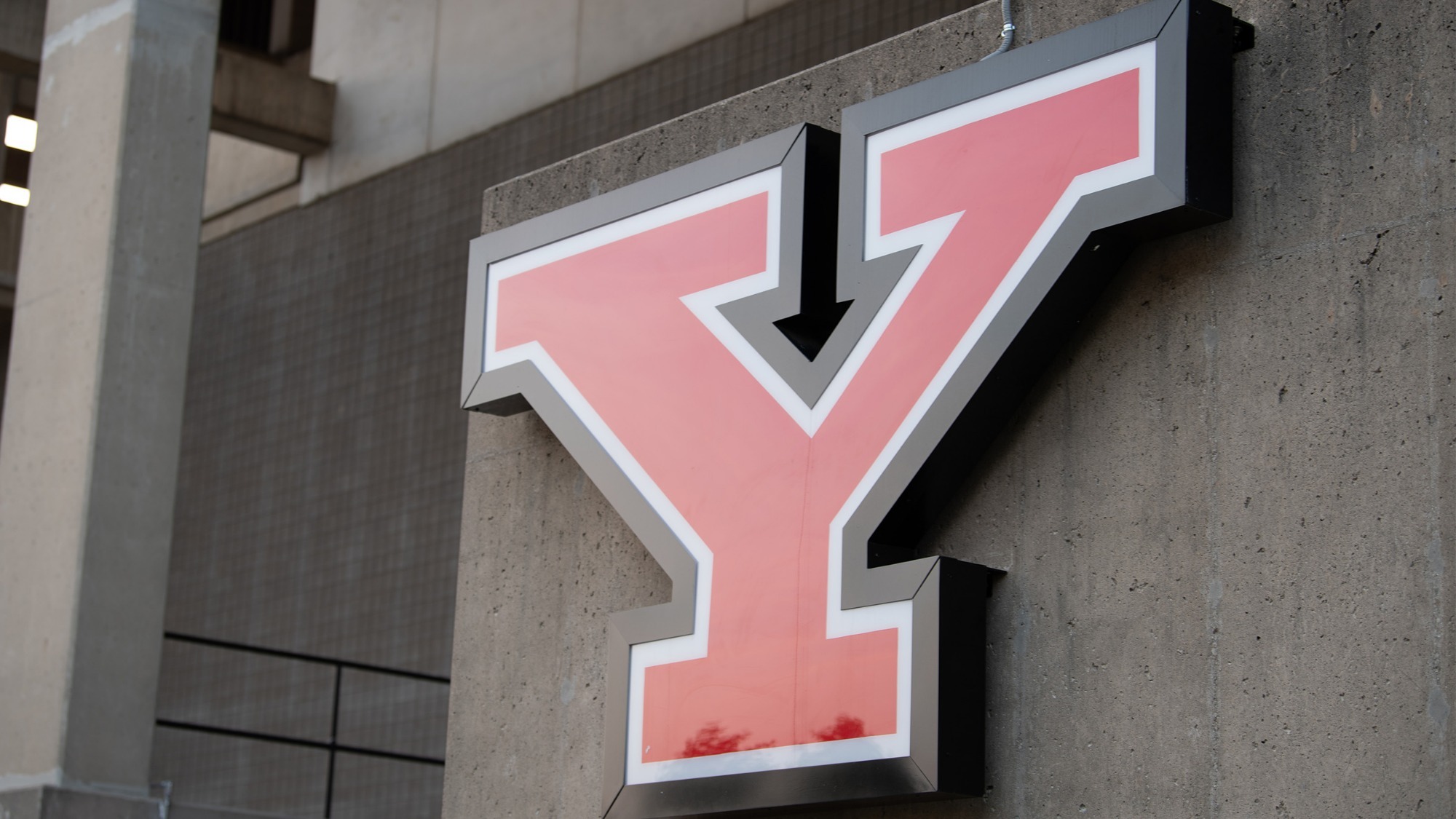 YSU Y On Football Stadium