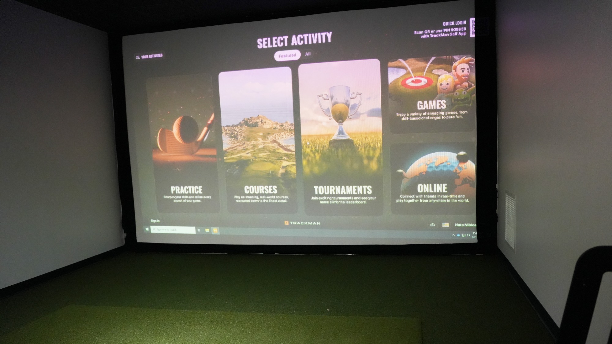 Open Golf Simulator Sessions 2025