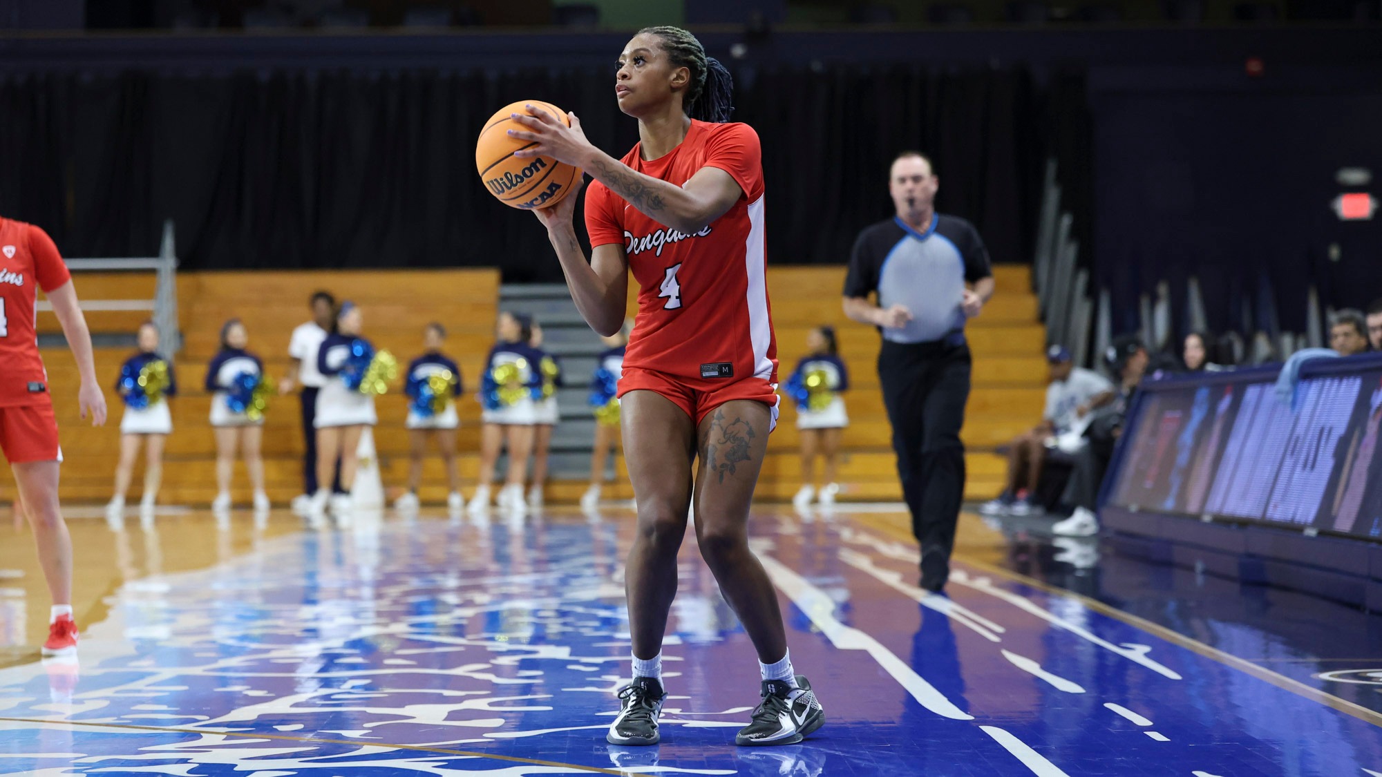 Erica King shoots in Youngstown State's game 