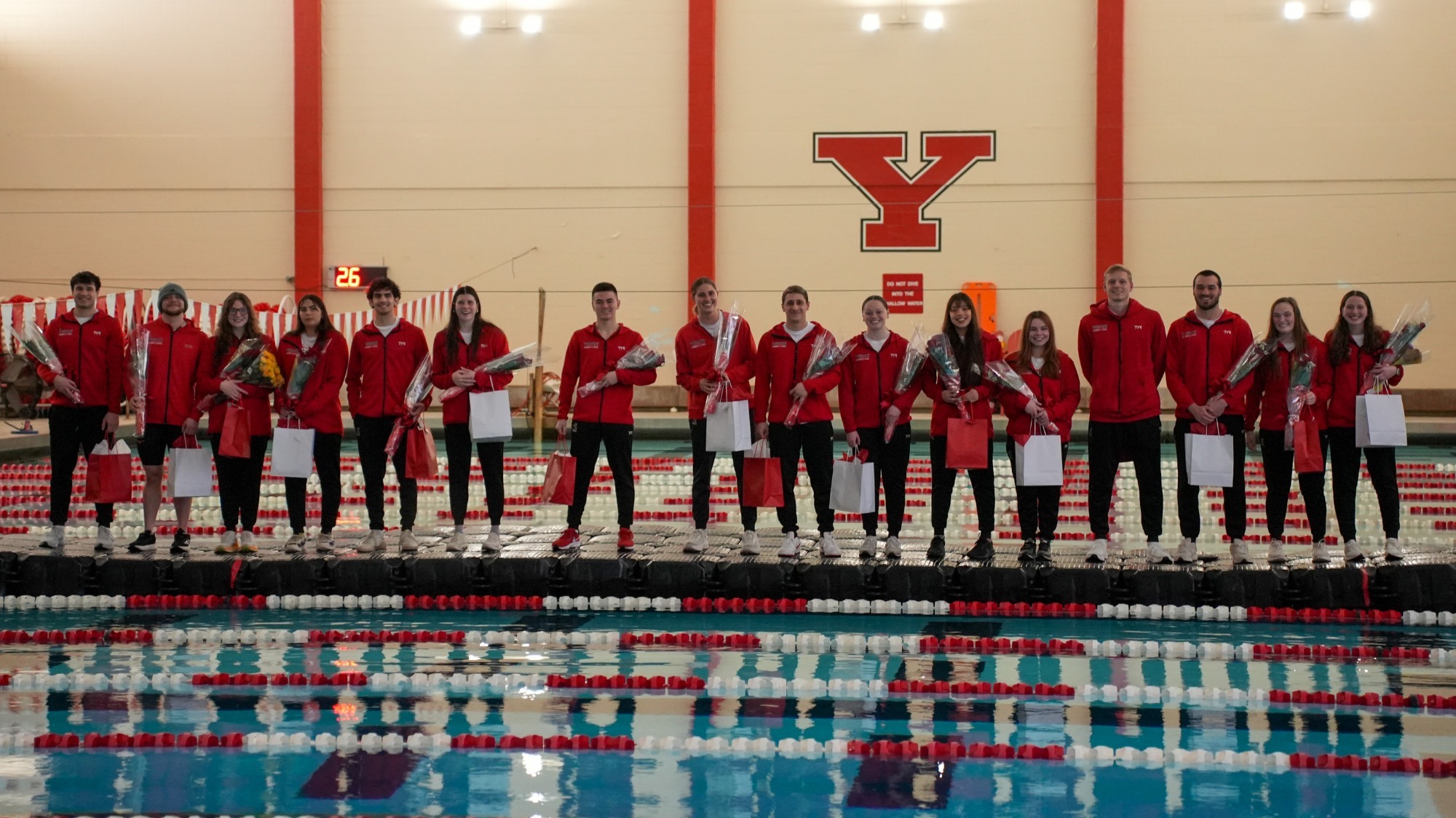 2025-26 YSU Swimming and Diving Senior Class