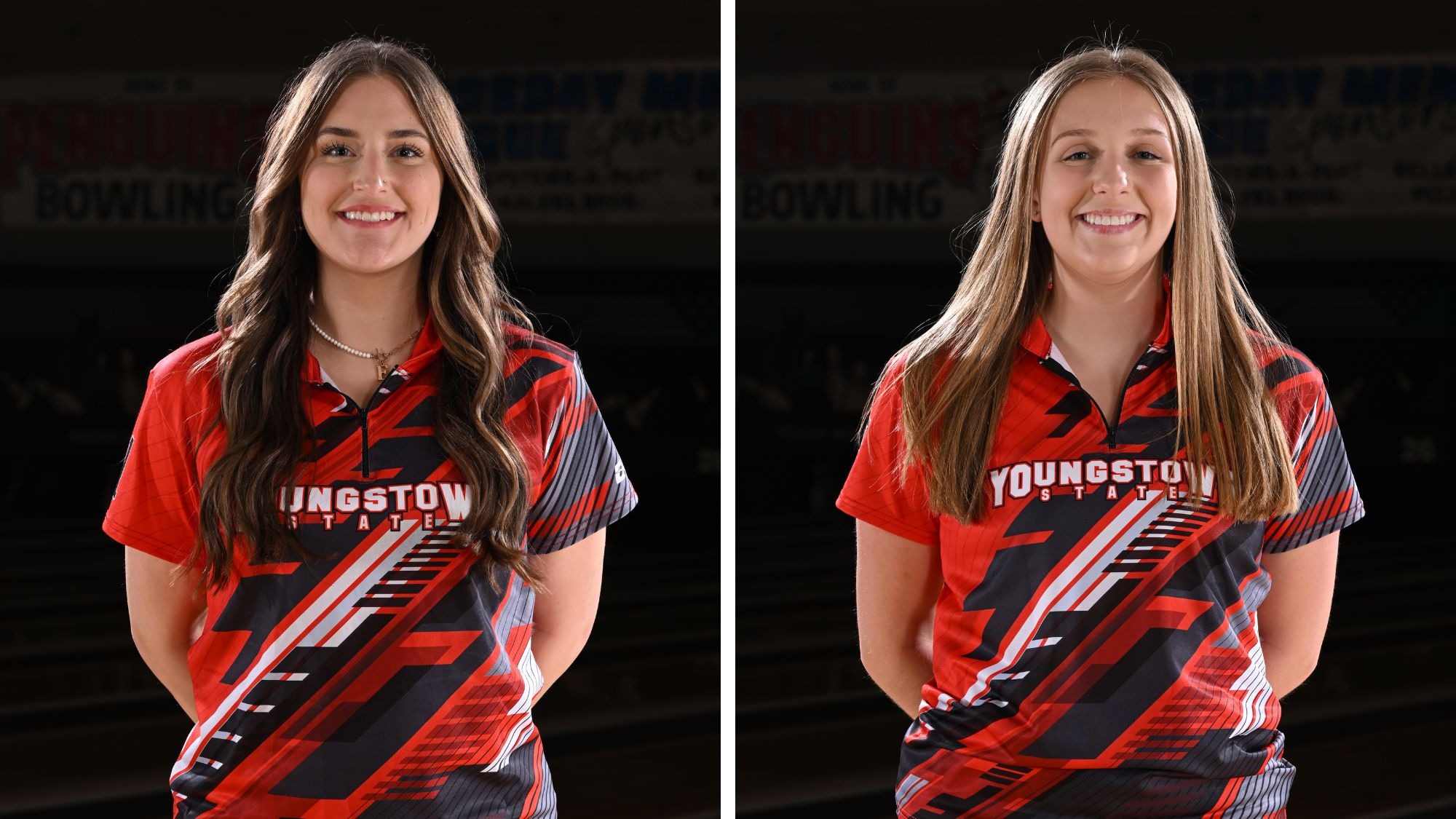 Combined image of headshots of Ellie Drescher and Kirsten Moore