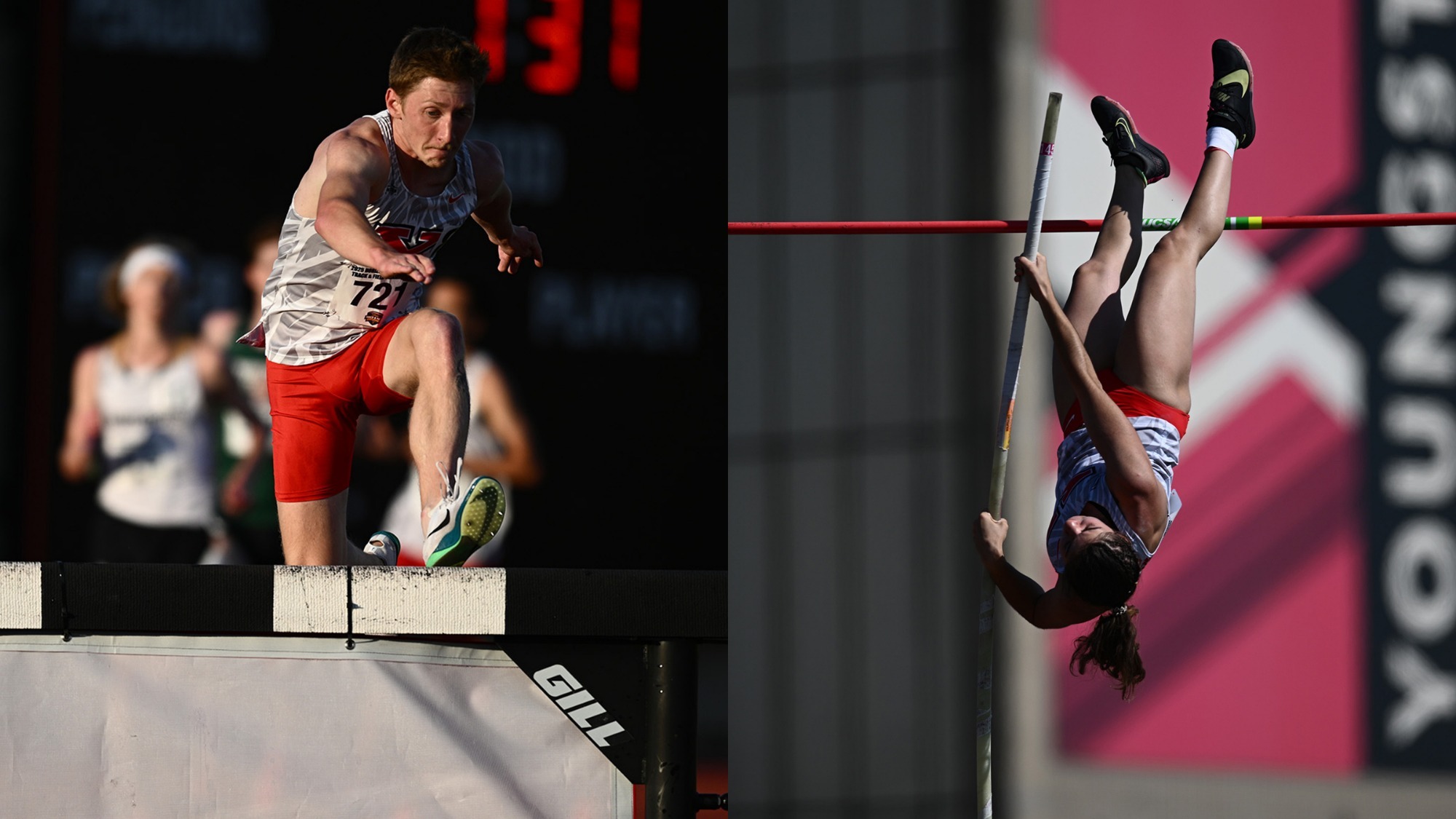 Sage Vavro and Kaitlyn Eger have been named the Horizon League's Athletes of the Week