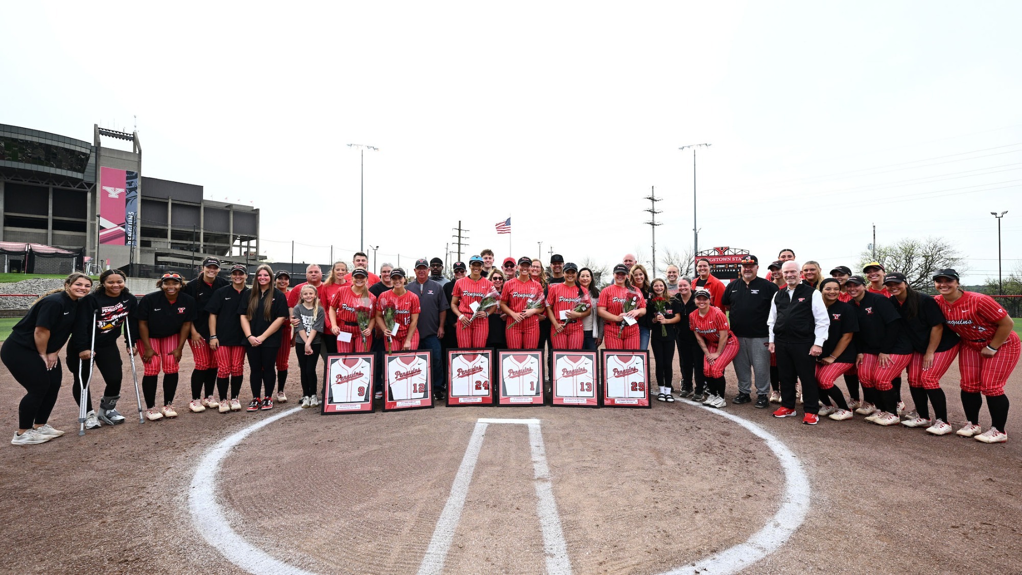 Youngstown State honored its 2026 senior on Senior Day on April 18