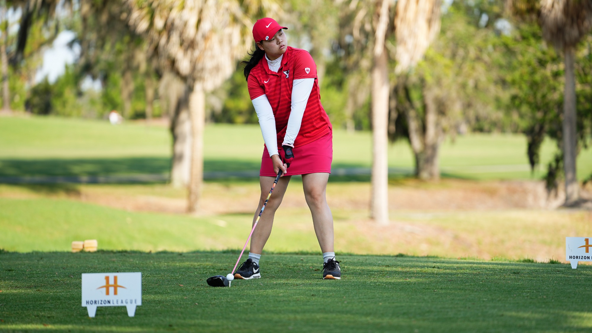 Youngstown State Women's Golf at 2026 Horizon League Women's Golf Championship at Mission Resort + Club - April 27, 2026 (Photo by Drae Smith)