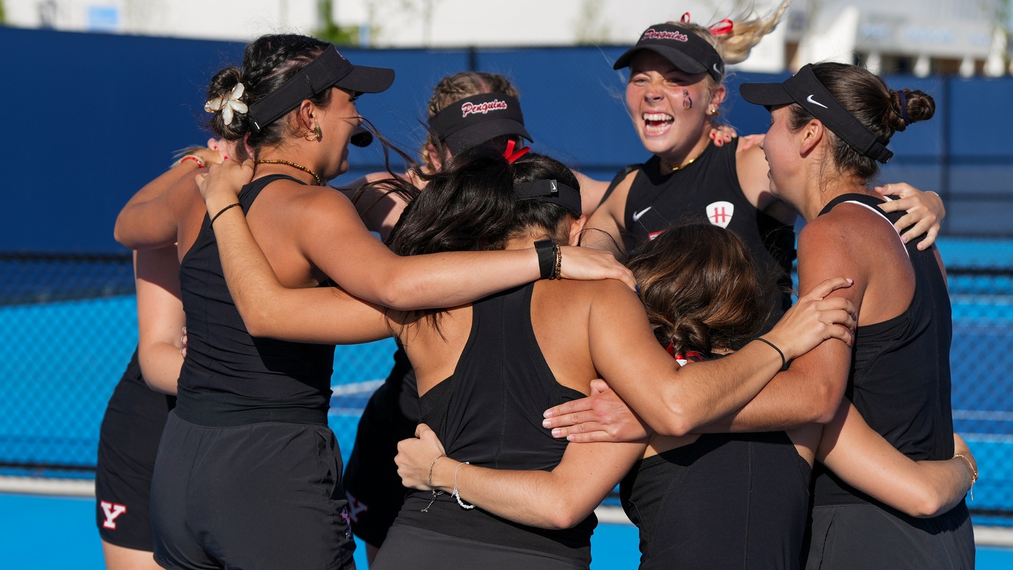 YSU Women's Tennis celebrates a Horizon League title