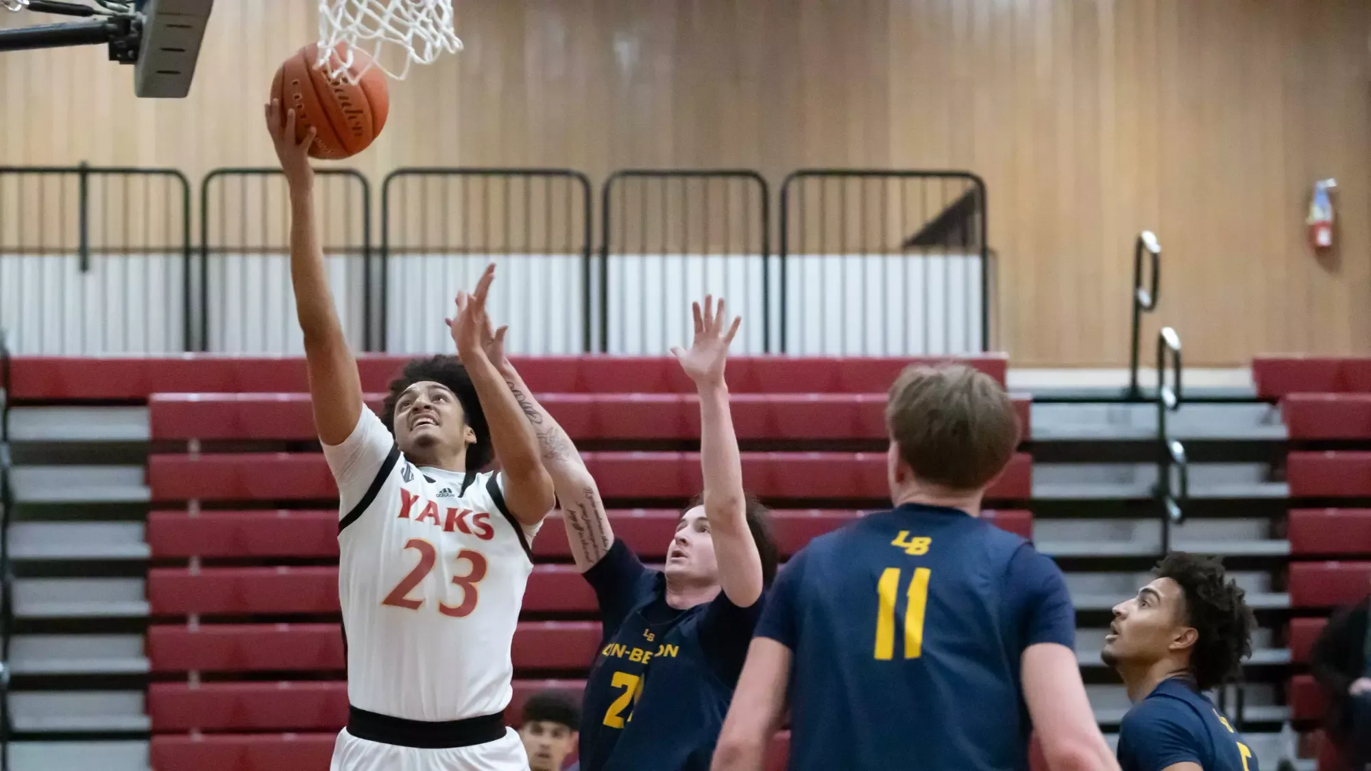 TraVaughn Jensen Brigance makes a layup