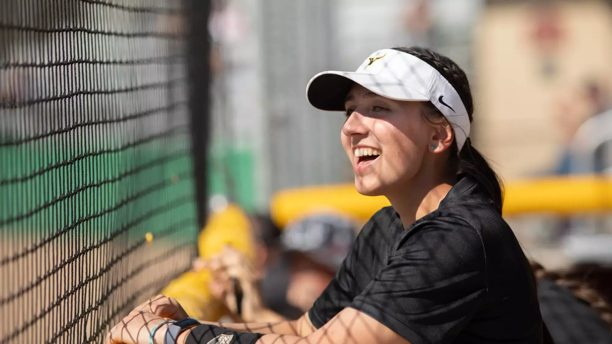 Madison Morrison cheers