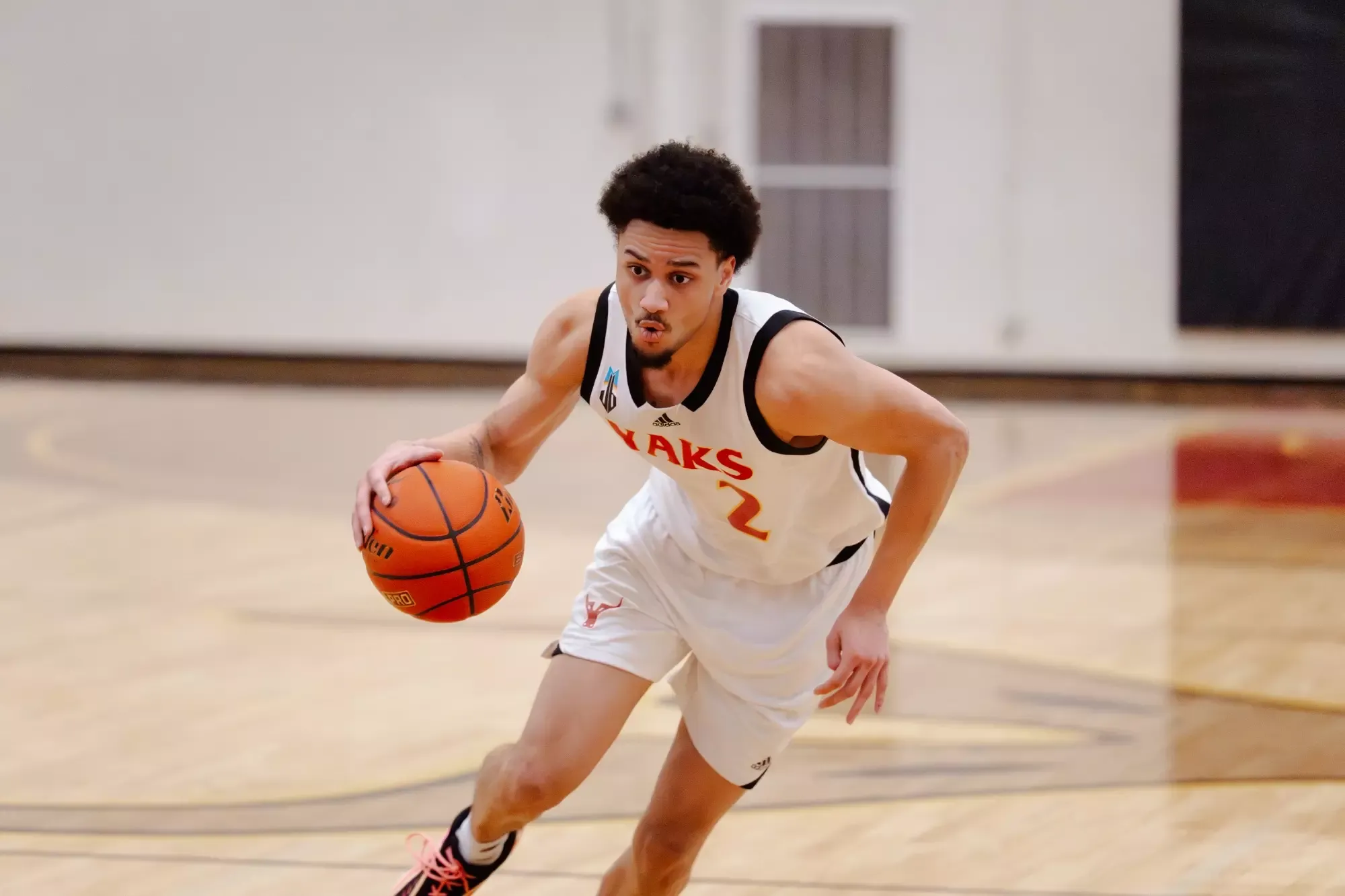 Kal-El Gentles dribbles