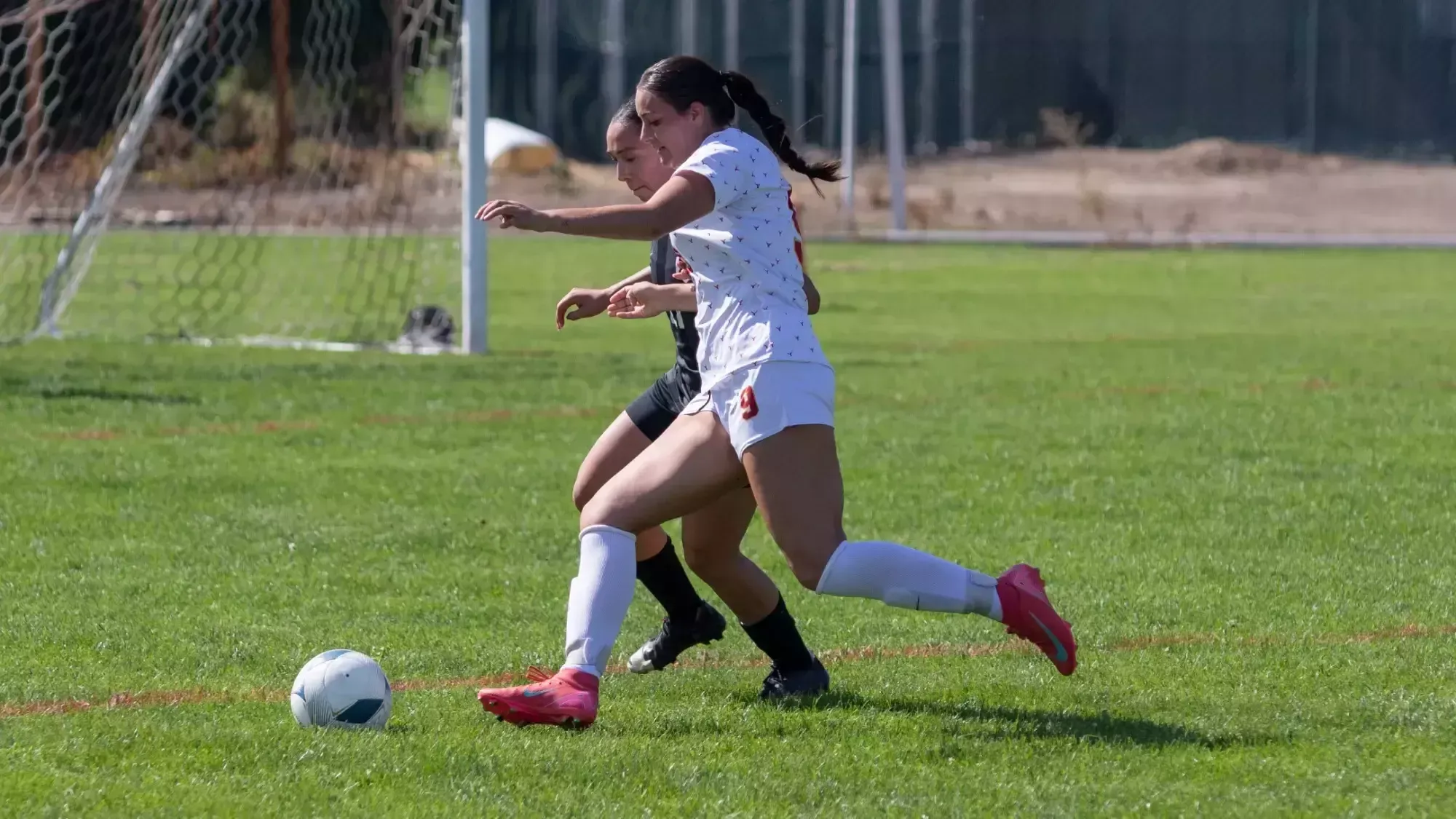 Addie Messner wins possession
